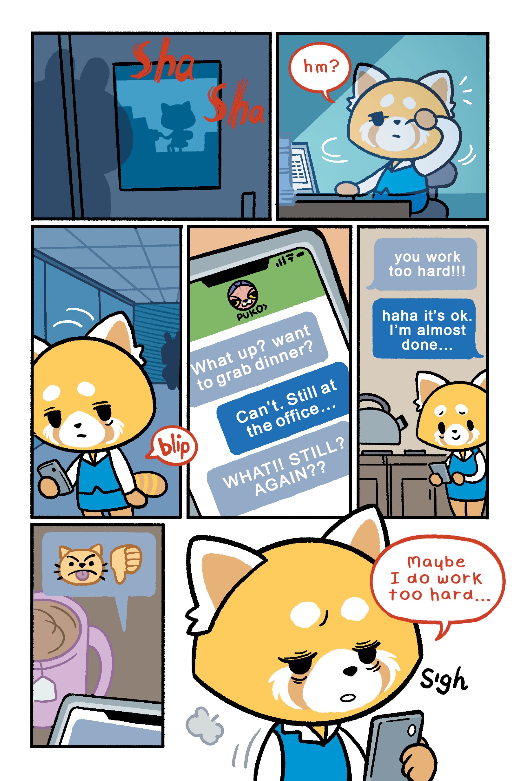 Read online Aggretsuko: Down the Rabbit Hole comic -  Issue # TPB - 8