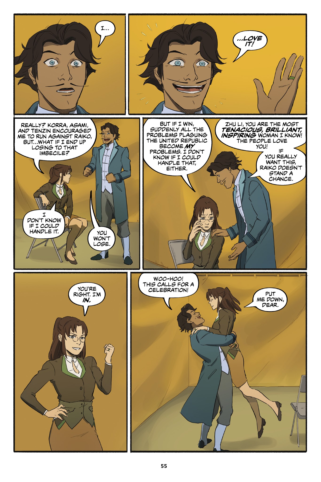 Read online Nickelodeon The Legend of Korra – Turf Wars comic -  Issue #2 - 56