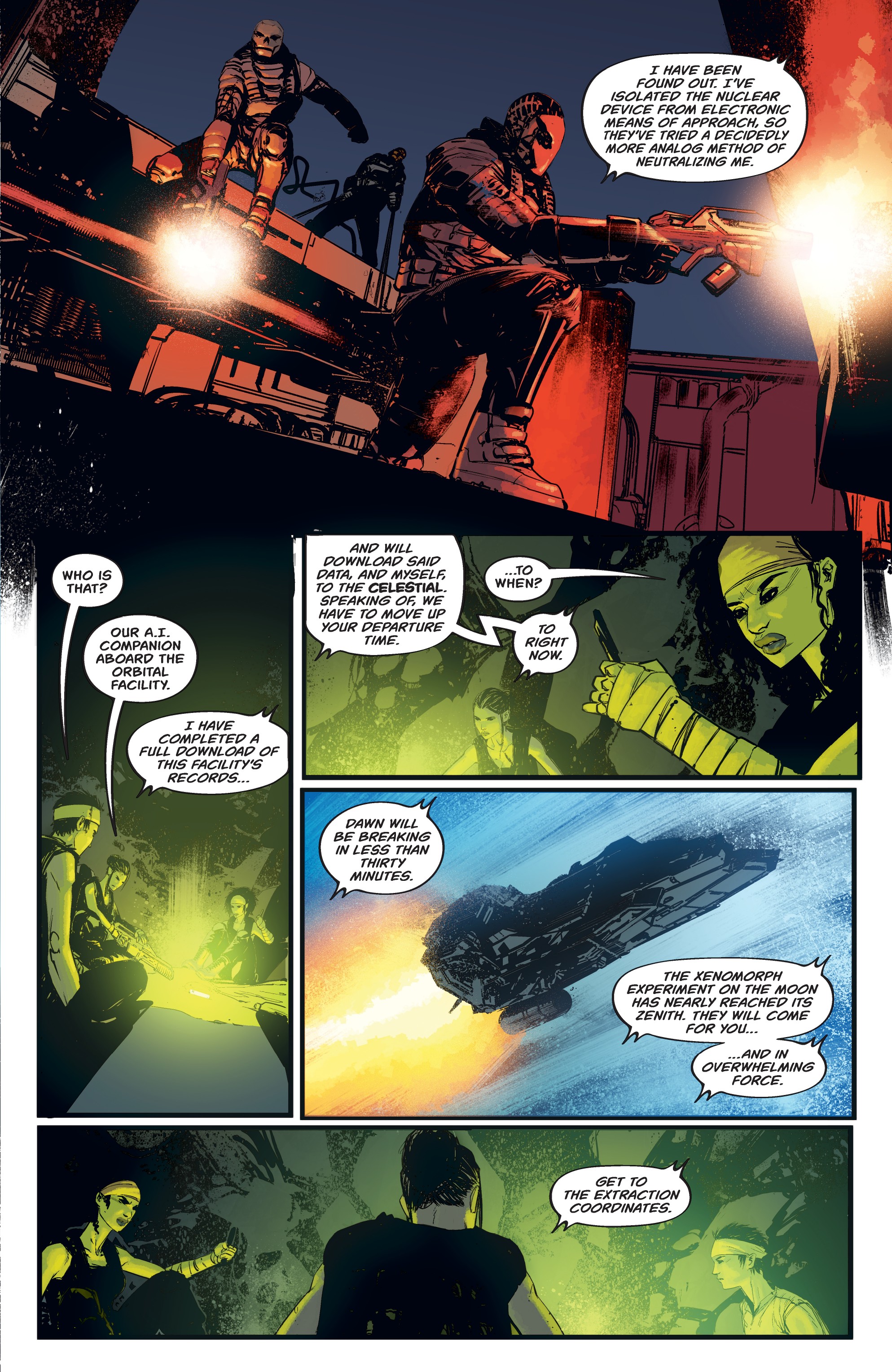 Read online Aliens: Resistance comic -  Issue #4 - 13