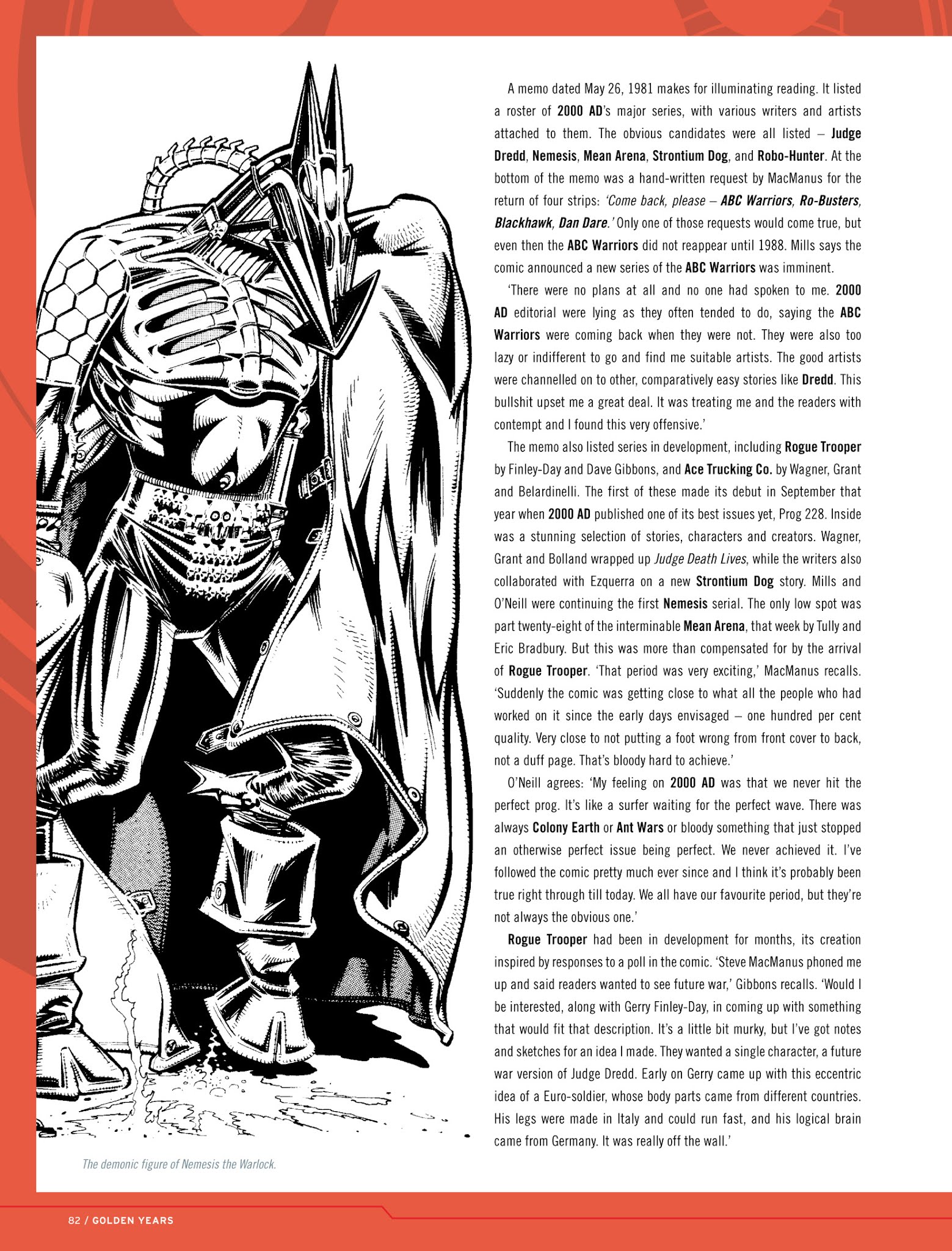 Read online Thrill-Power Overload: Forty Years of 2000 AD: Revised, Updated and Expanded! comic -  Issue # TPB (Part 1) - 83