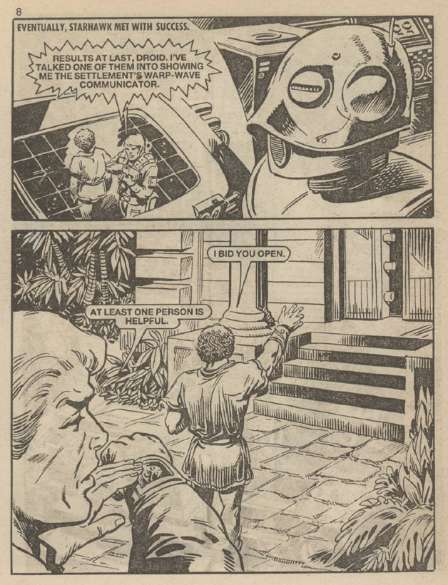 Read online Starblazer comic -  Issue #186 - 7