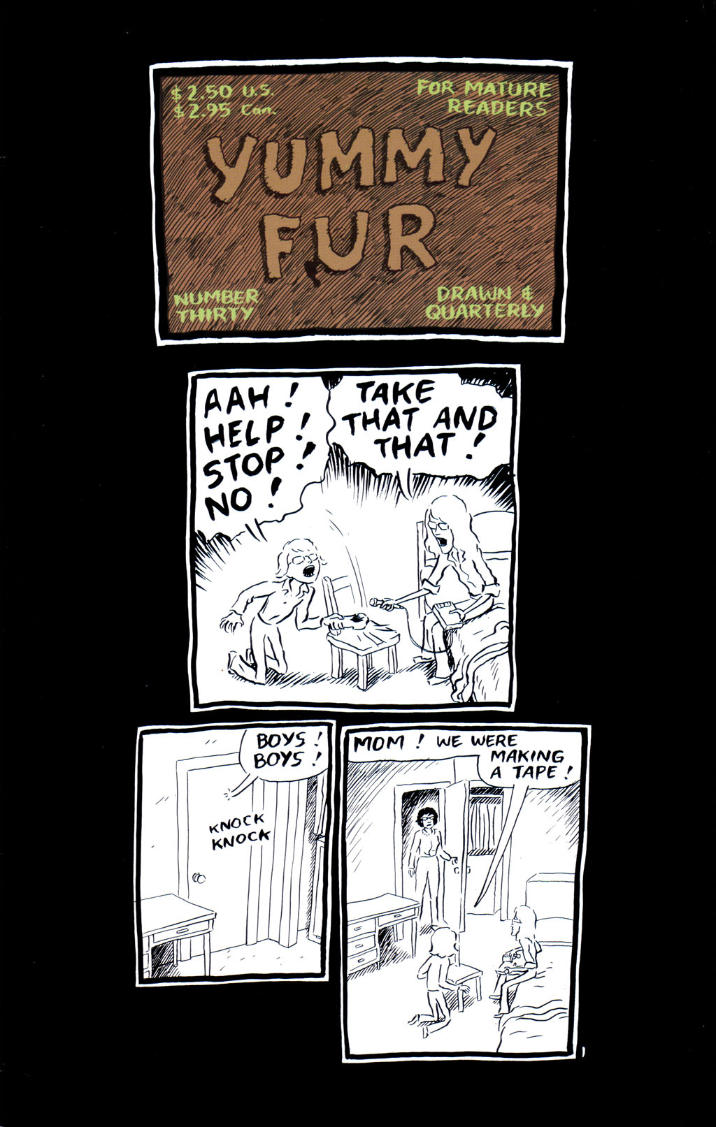 Read online Yummy Fur comic -  Issue #30 - 1