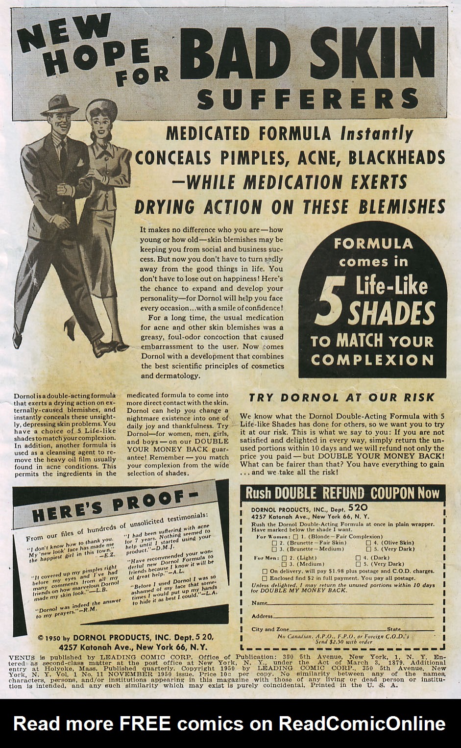 Read online Venus (1948) comic -  Issue #11 - 2