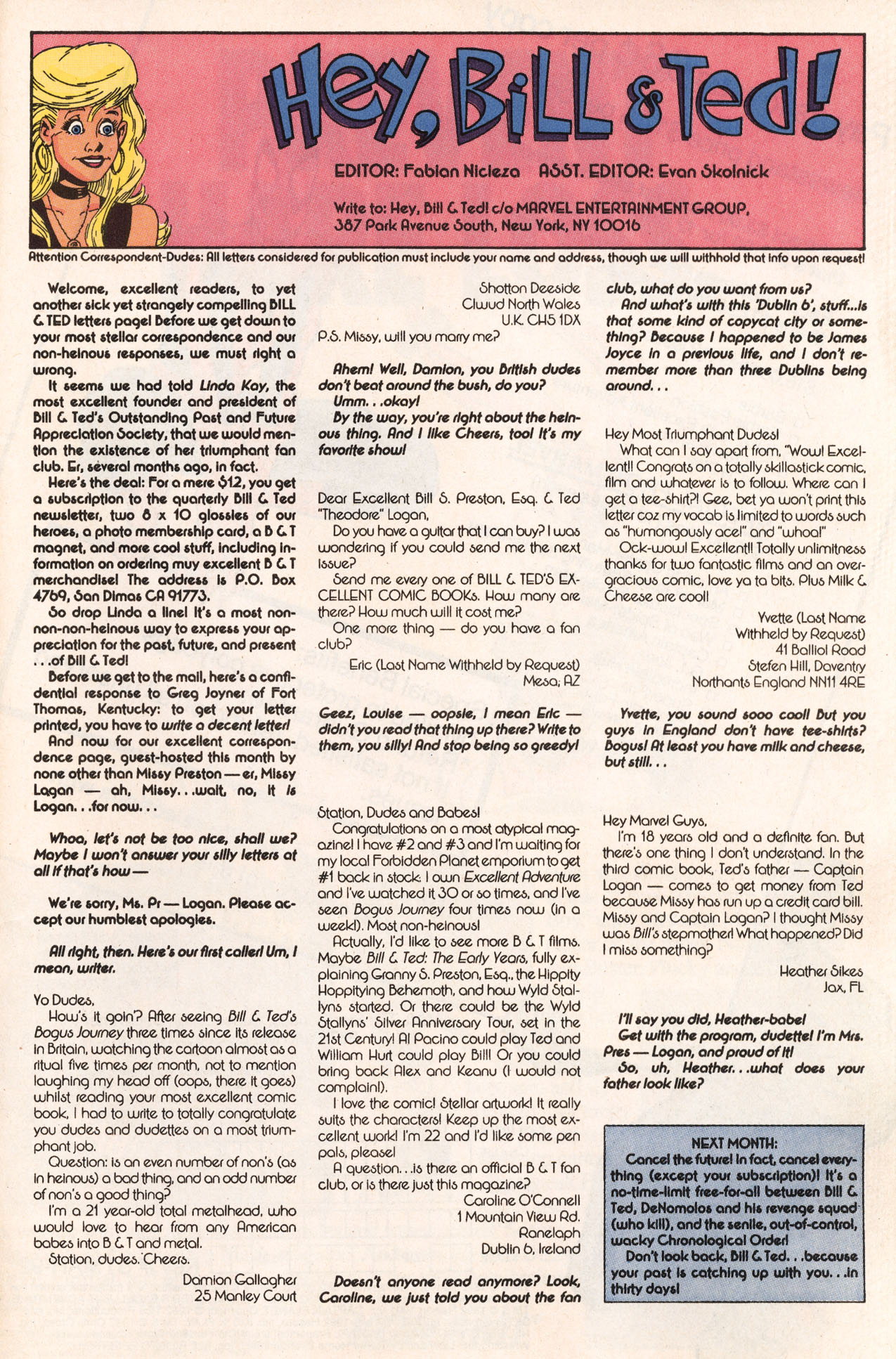 Read online Bill & Ted's Excellent Comic Book comic -  Issue #6 - 31
