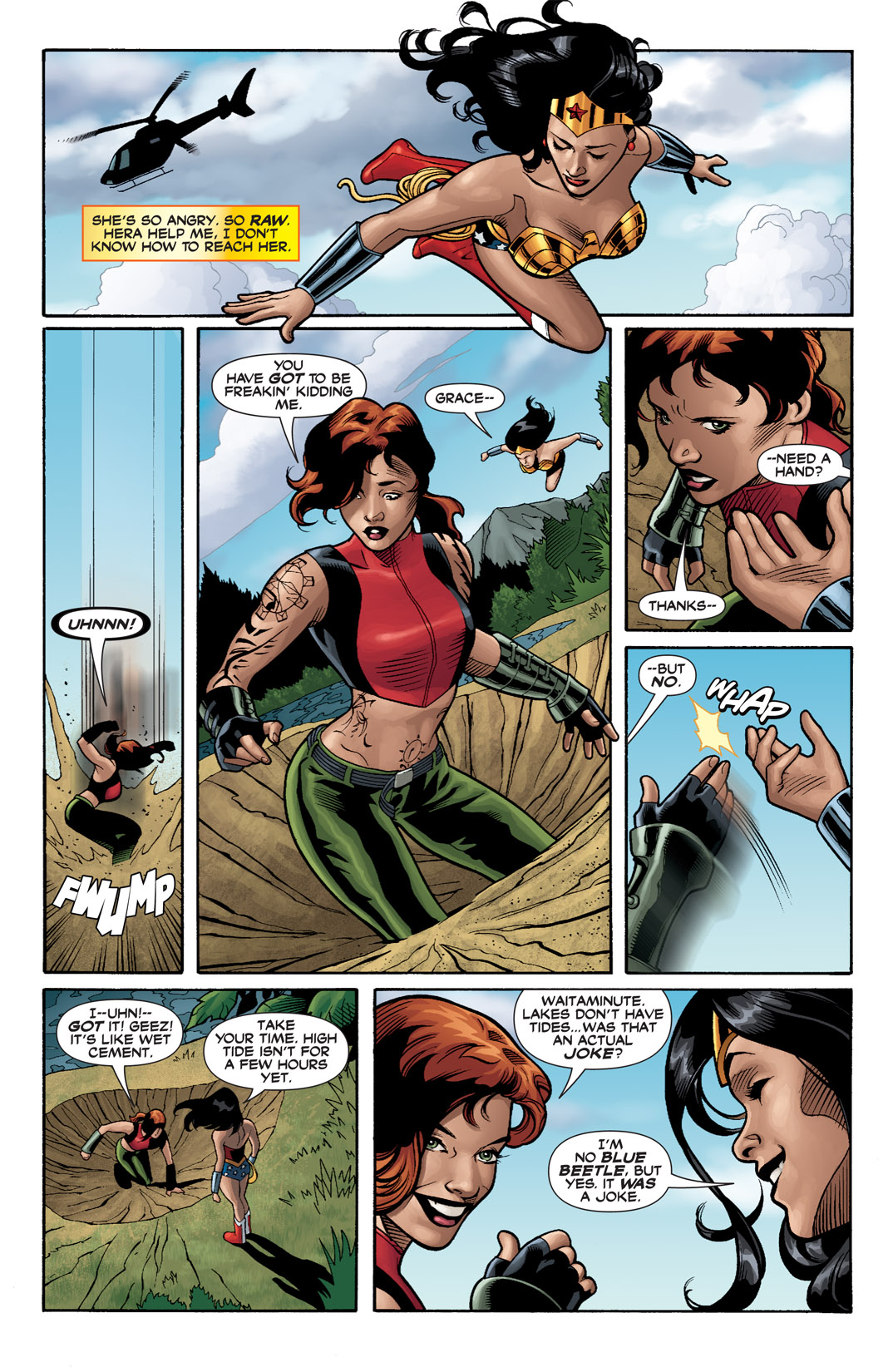 Read online Outsiders: Five of a Kind comic -  Issue # Issue Wonder Woman-Grace - 7