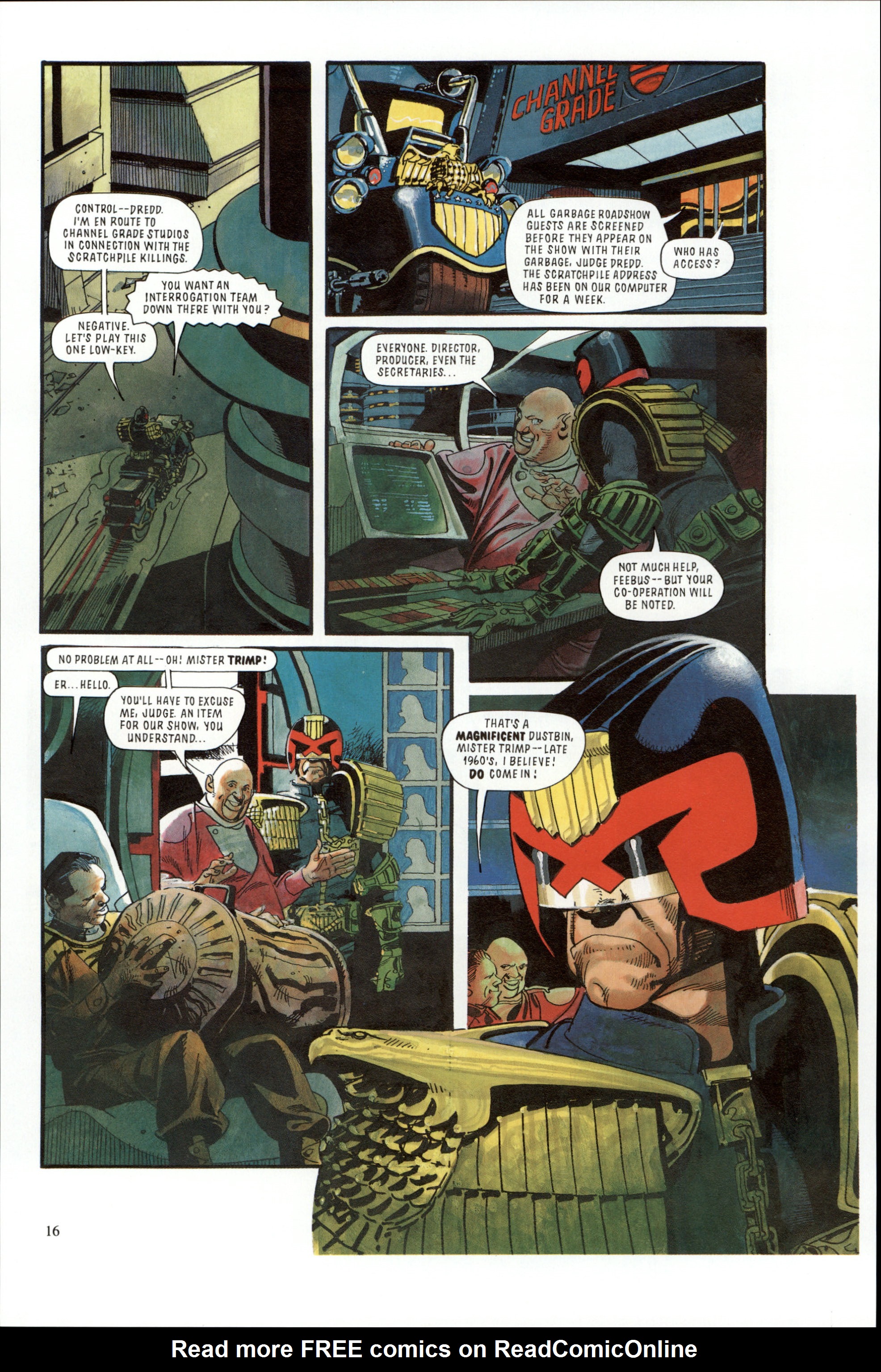 Read online Dredd Rules! comic -  Issue #12 - 18