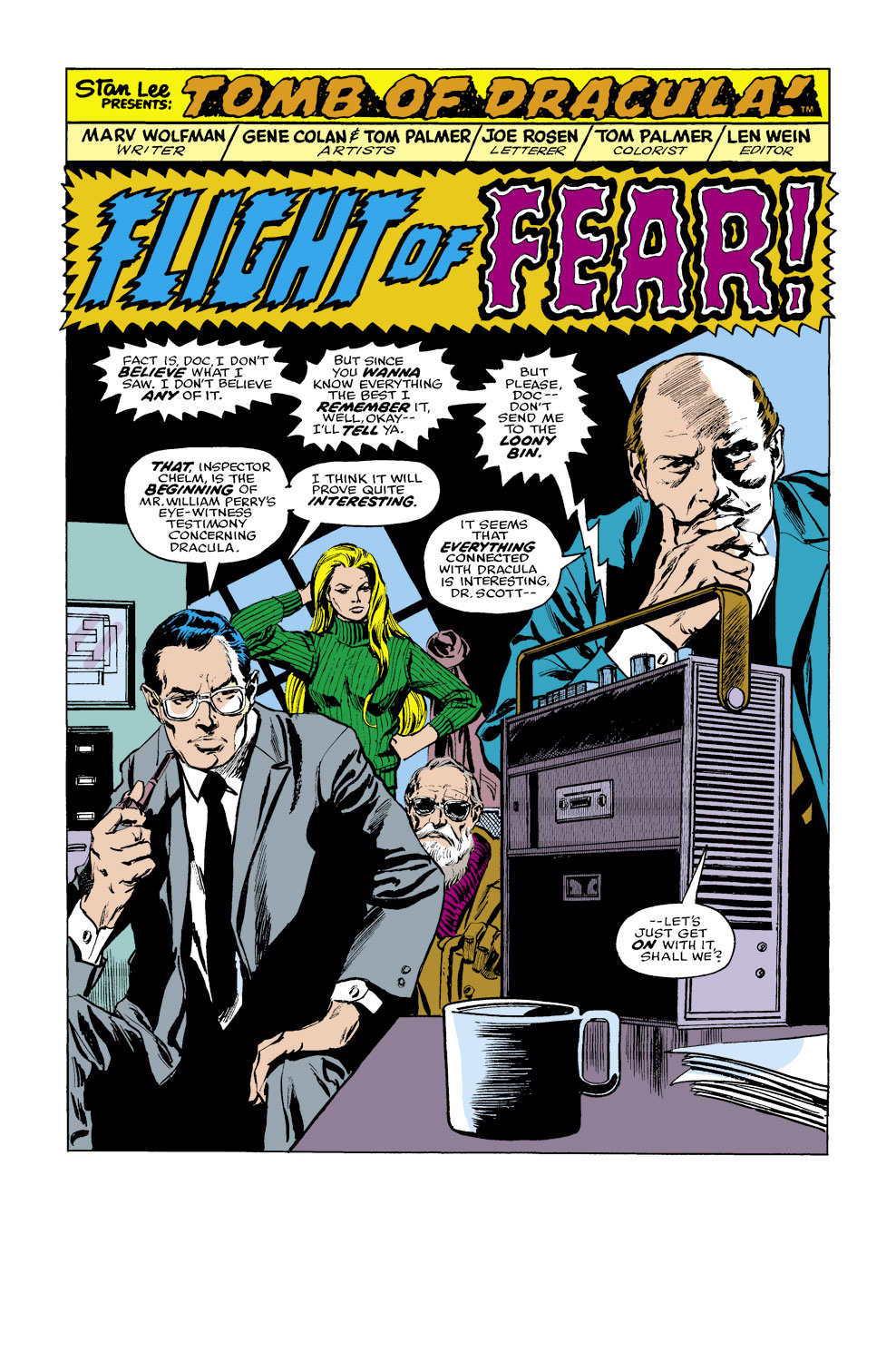 Read online Tomb of Dracula (1972) comic -  Issue #36 - 2