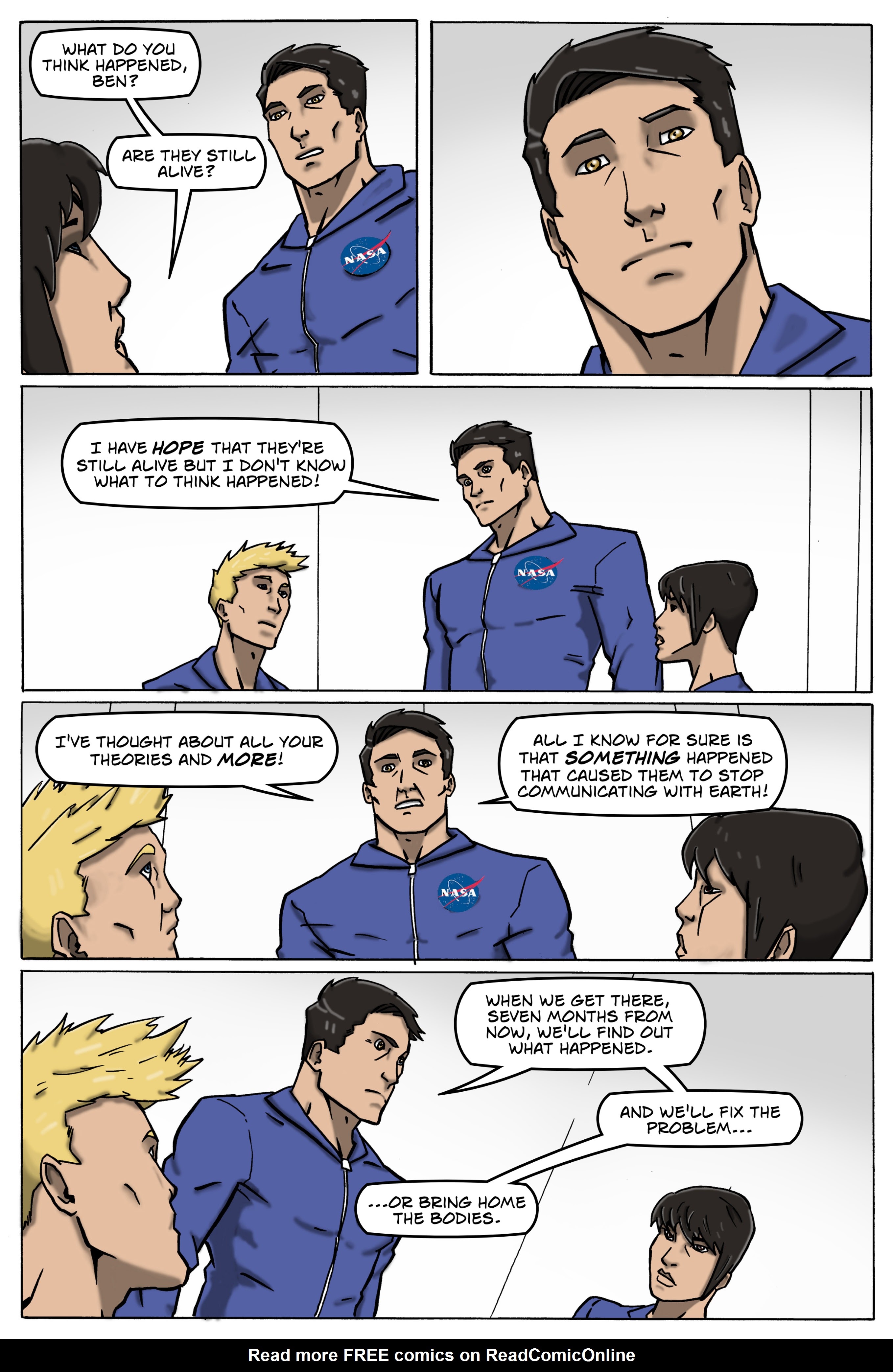 Read online Mars One comic -  Issue #1 - 10