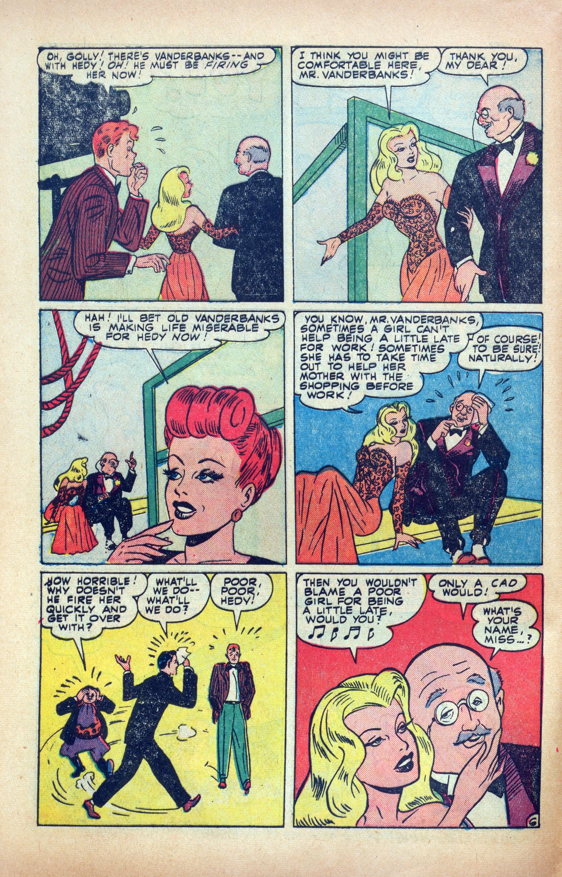 Read online Hedy Of Hollywood Comics comic -  Issue #44 - 8