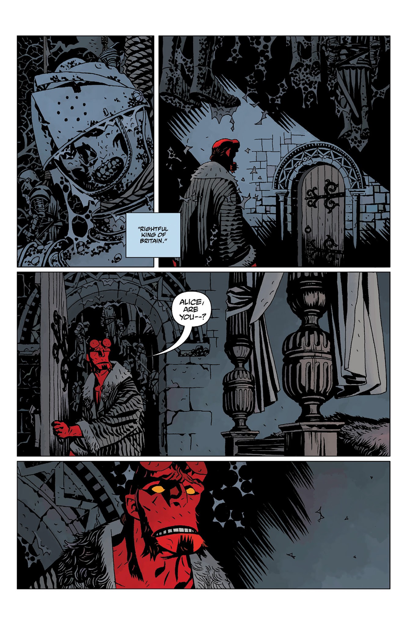 Read online Hellboy: The Wild Hunt comic -  Issue # TPB - 138