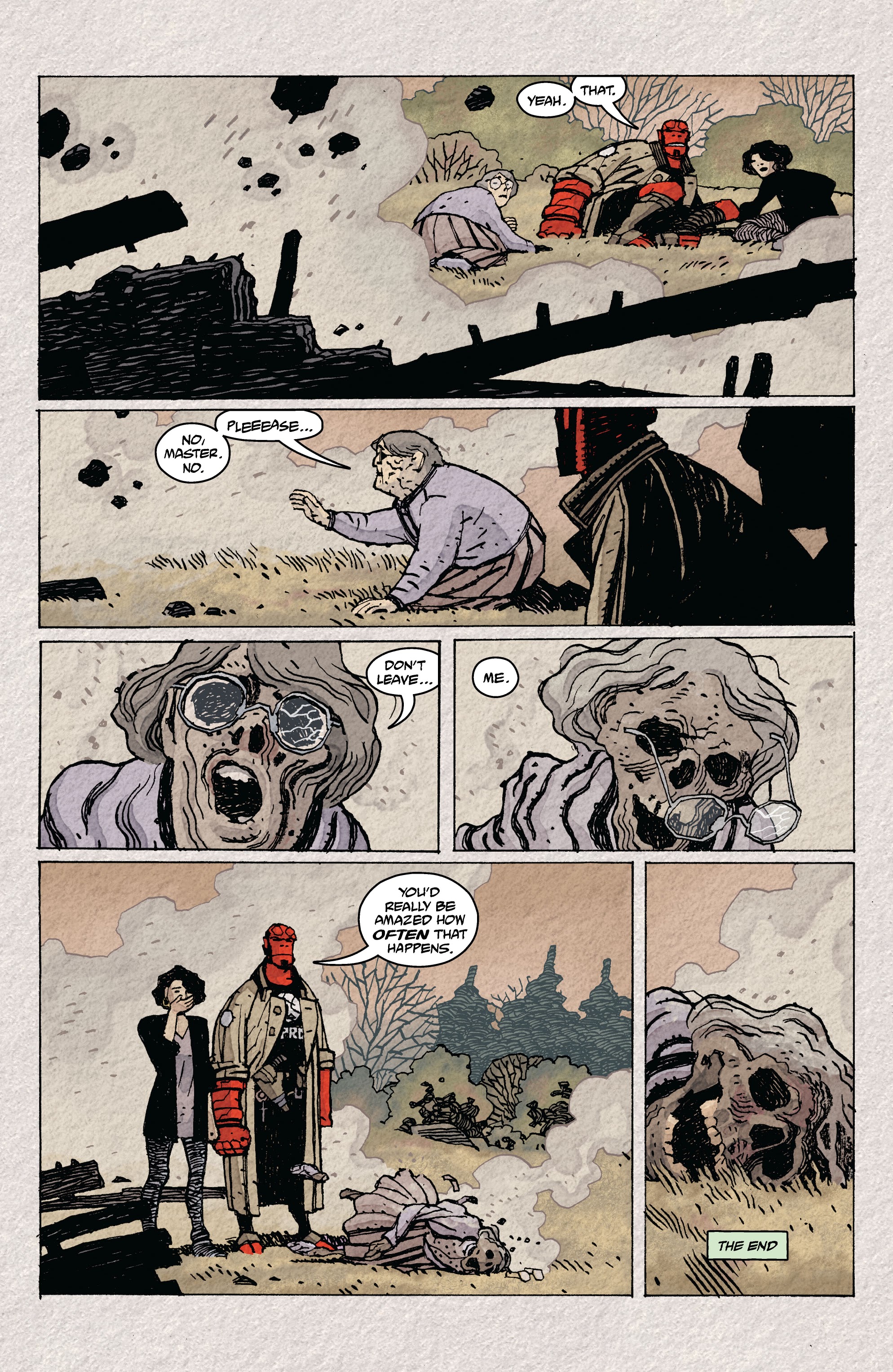 Read online Hellboy and the B.P.R.D.: Old Man Whittier comic -  Issue # Full - 22