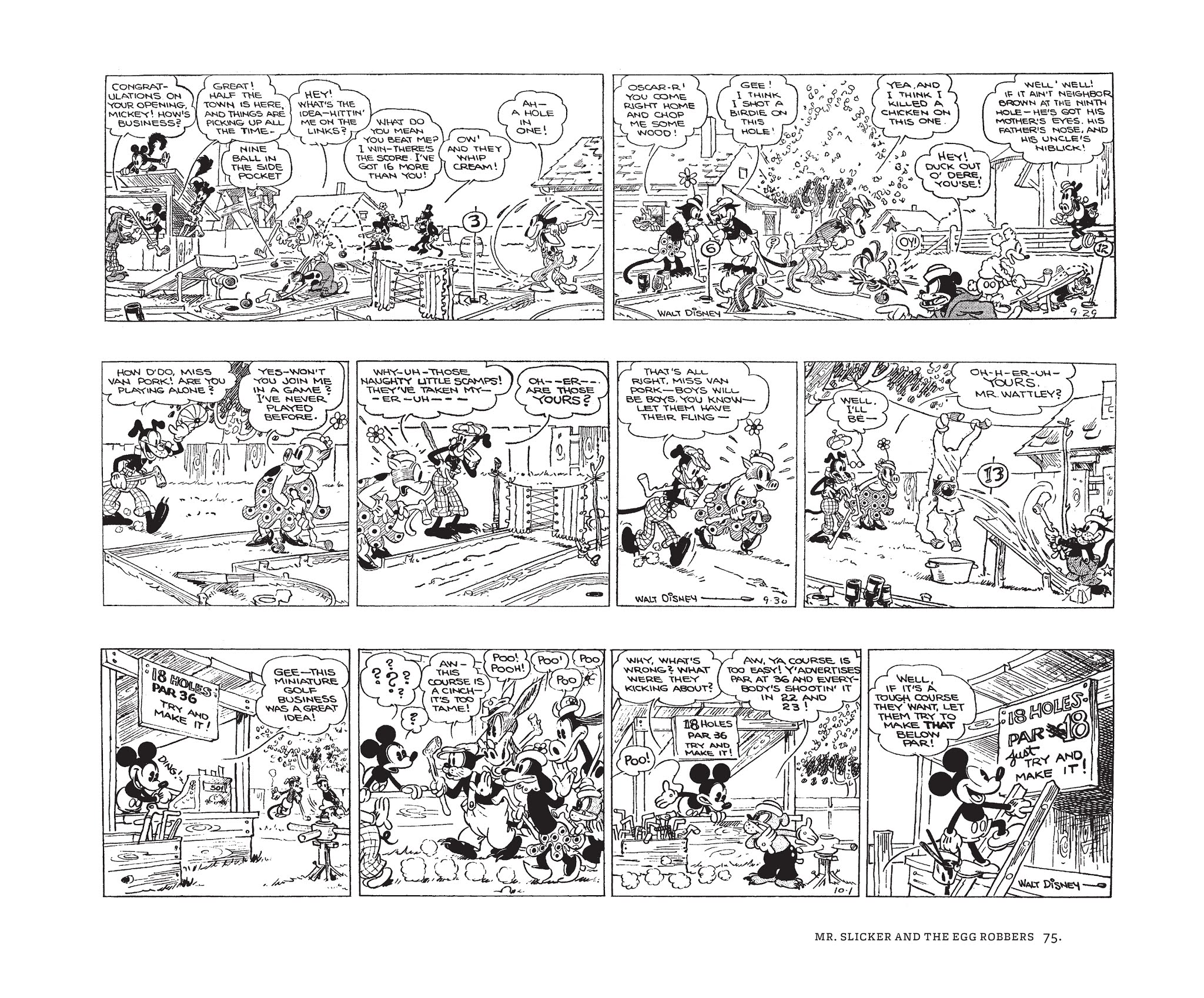 Read online Walt Disney's Mickey Mouse by Floyd Gottfredson comic -  Issue # TPB 1 (Part 1) - 75