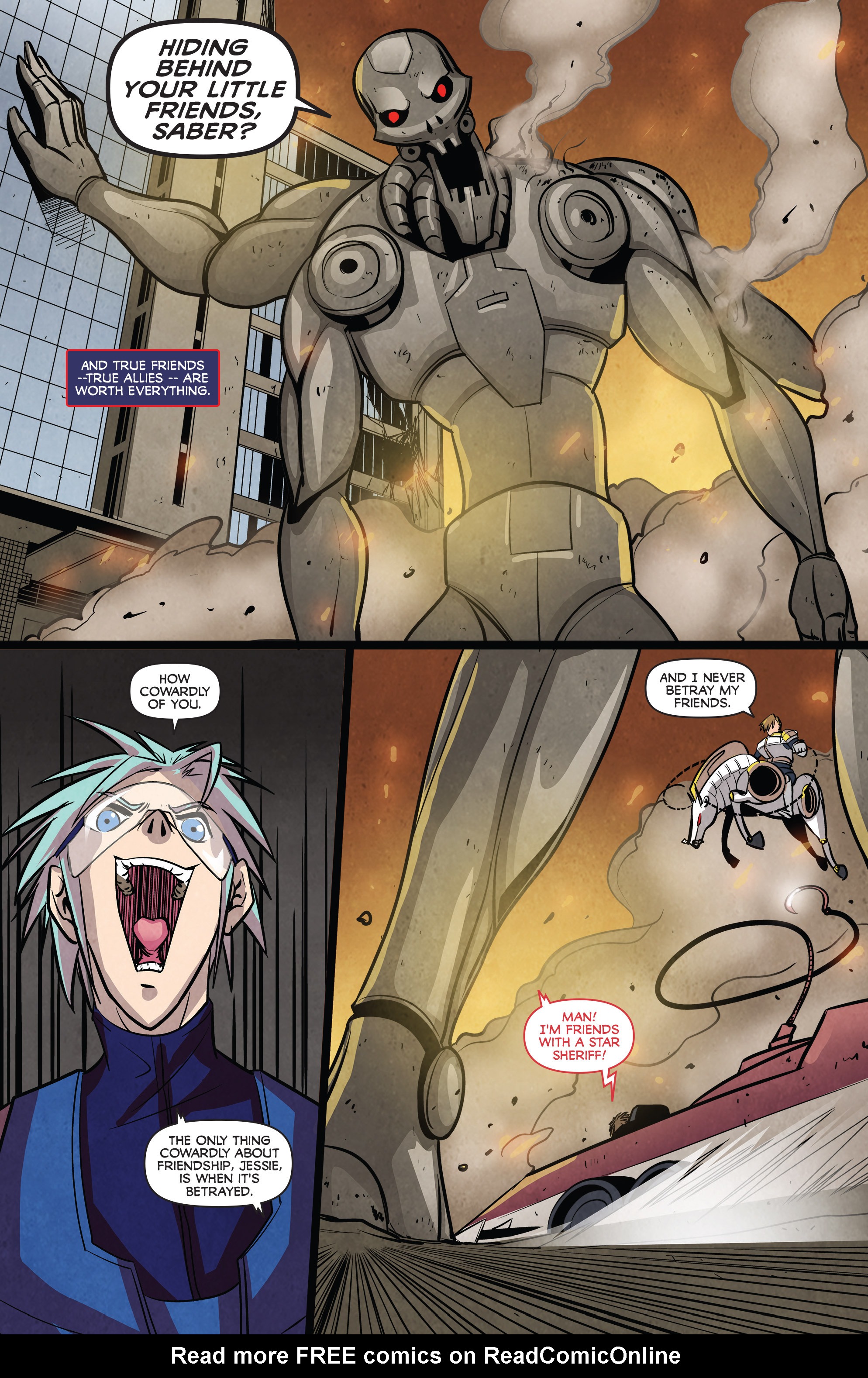 Read online Saber Rider and the Star Sheriffs comic -  Issue #4 - 9