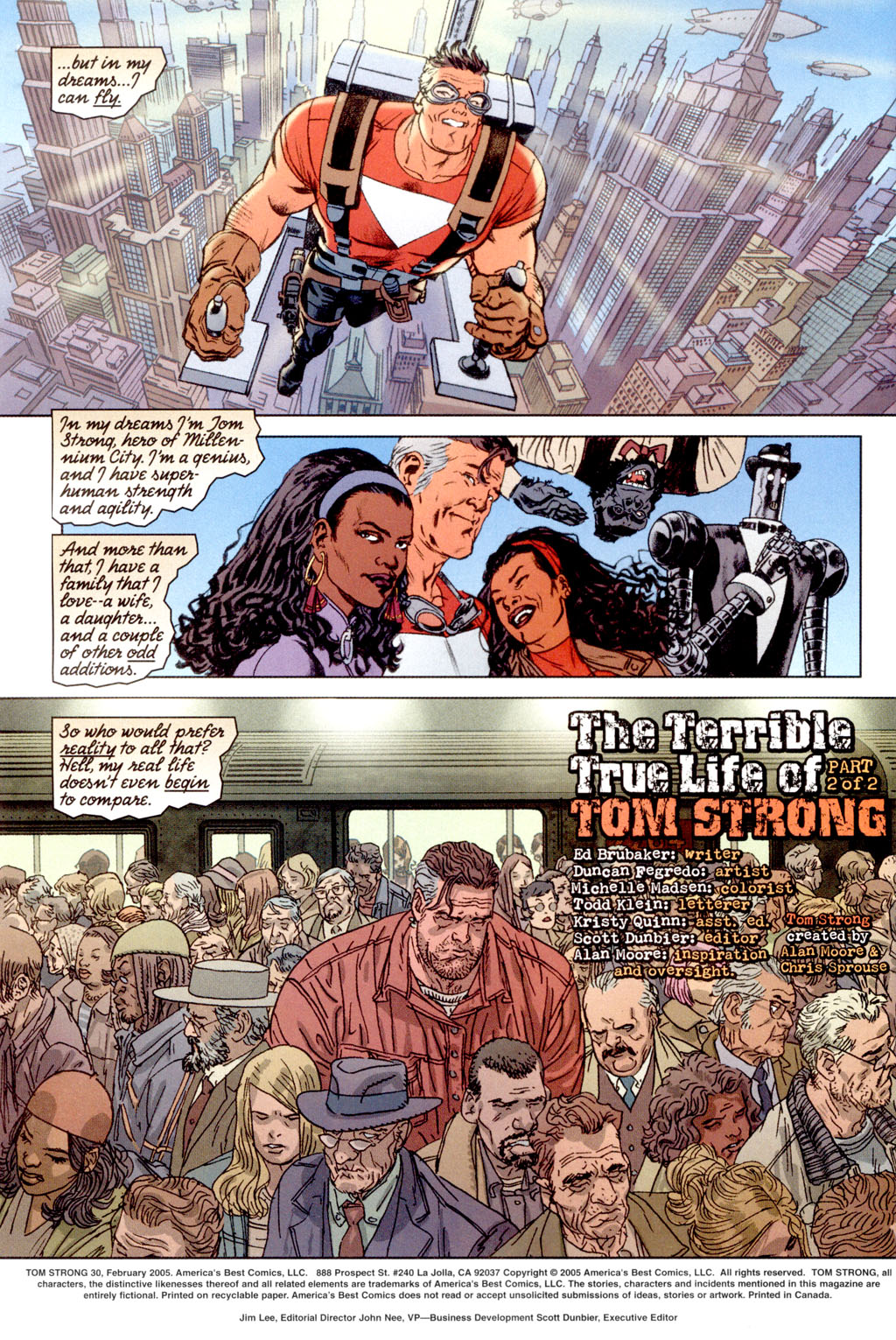 Read online Tom Strong comic -  Issue #30 - 3