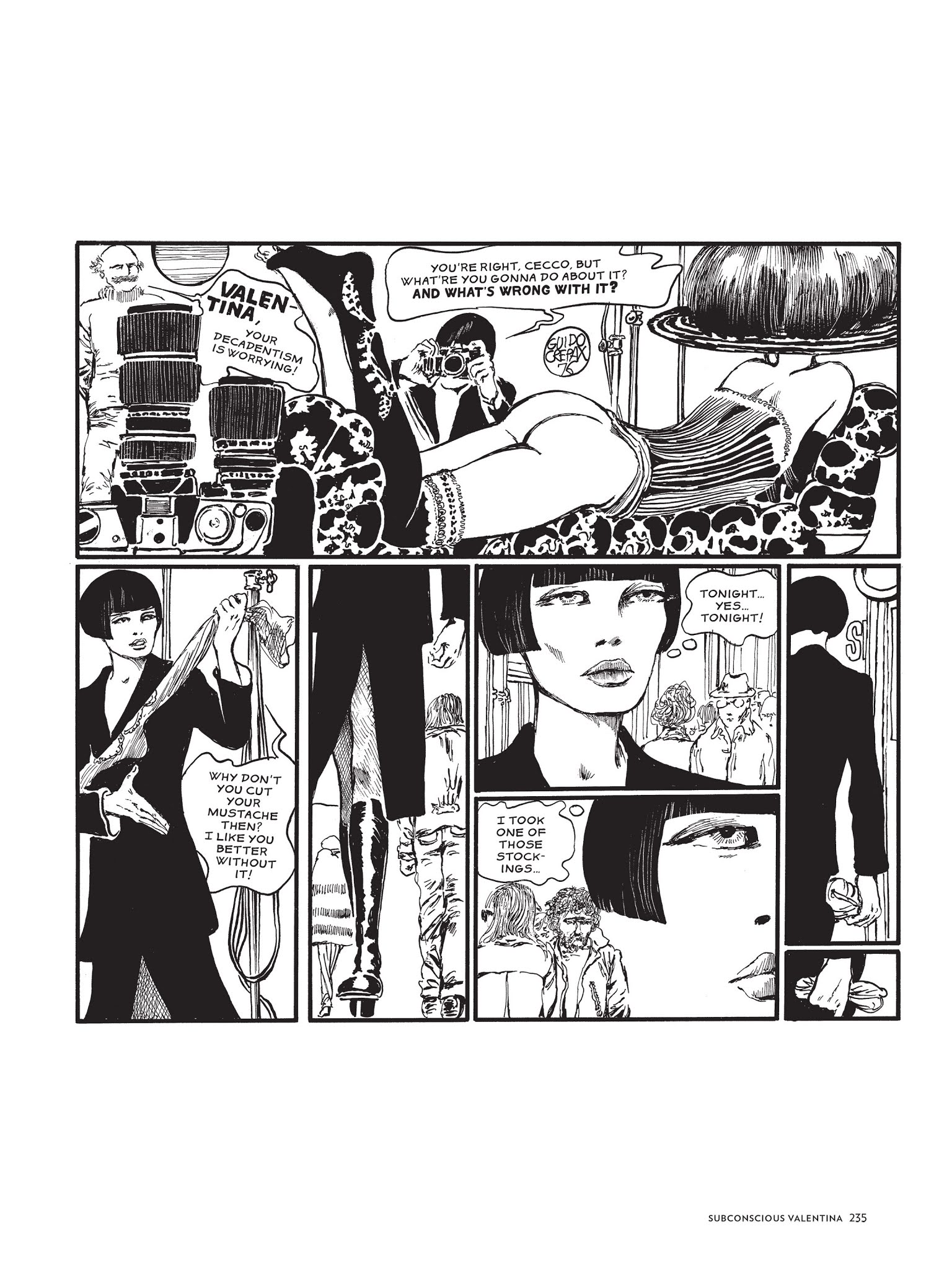 Read online The Complete Crepax comic -  Issue # TPB 1 - 225