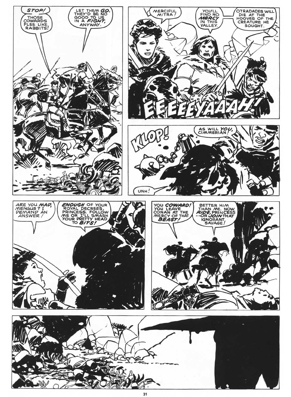 Read online The Savage Sword Of Conan comic -  Issue #162 - 33