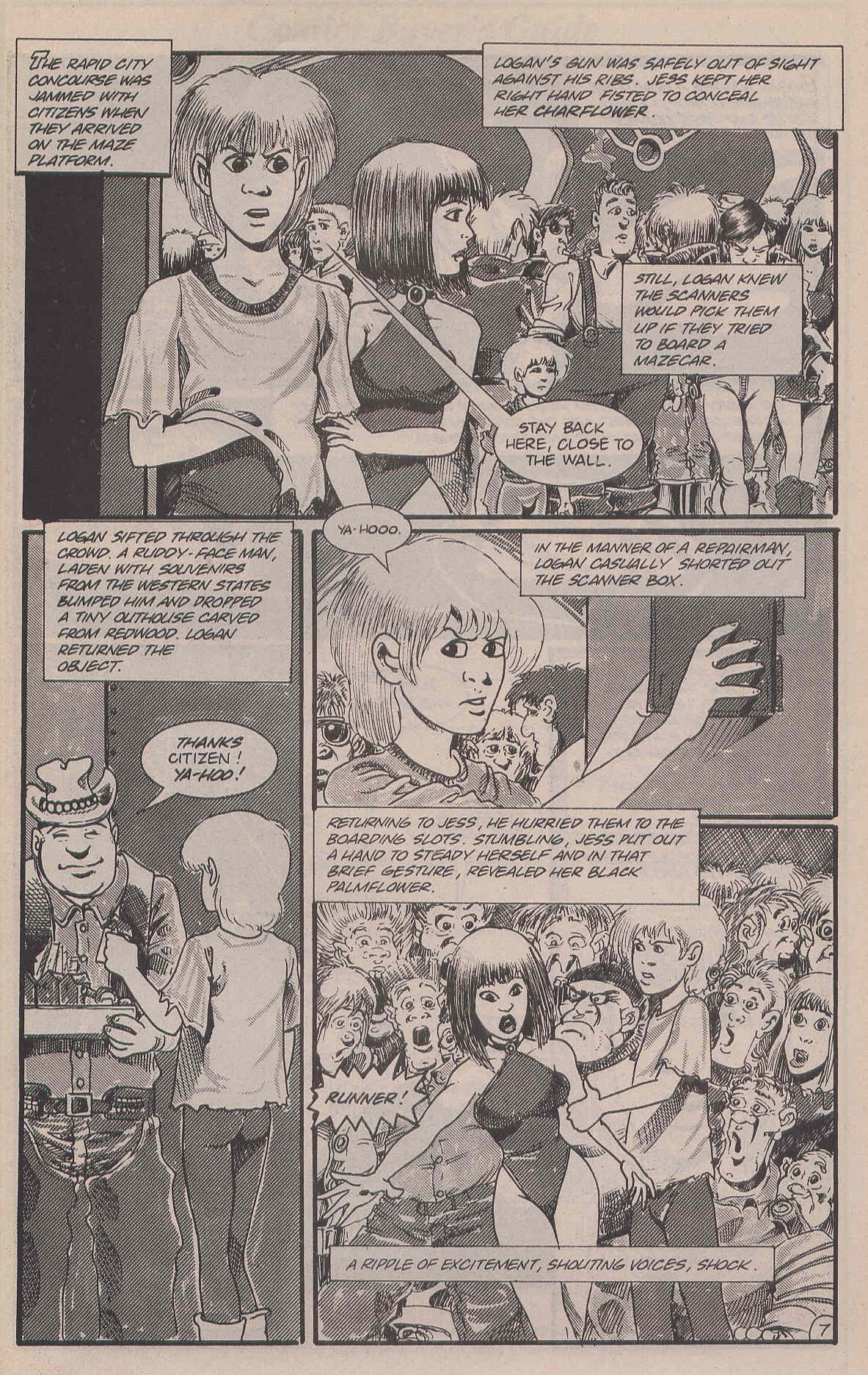 Read online Logan's Run (1990) comic -  Issue #5 - 9
