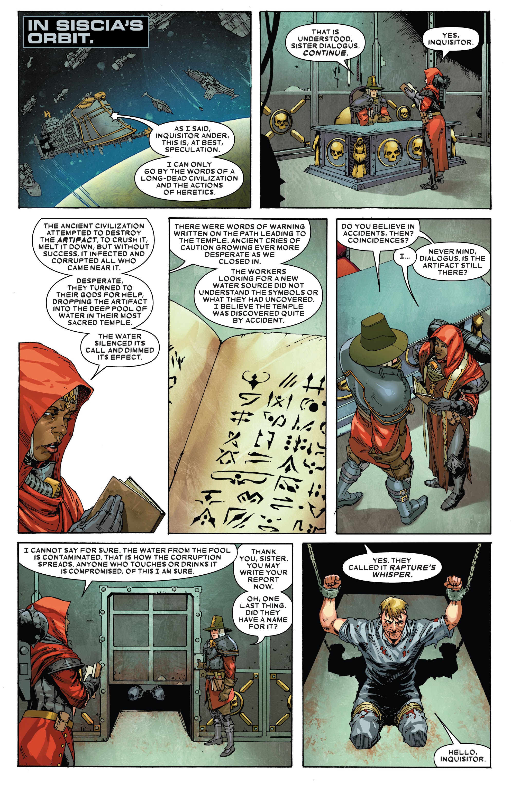 Read online Warhammer 40,000: Sisters Of Battle comic -  Issue #5 - 16