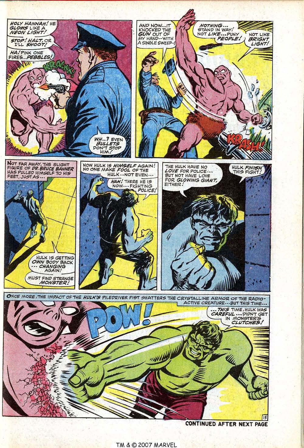 Read online The Incredible Hulk (1968) comic -  Issue #105 - 21