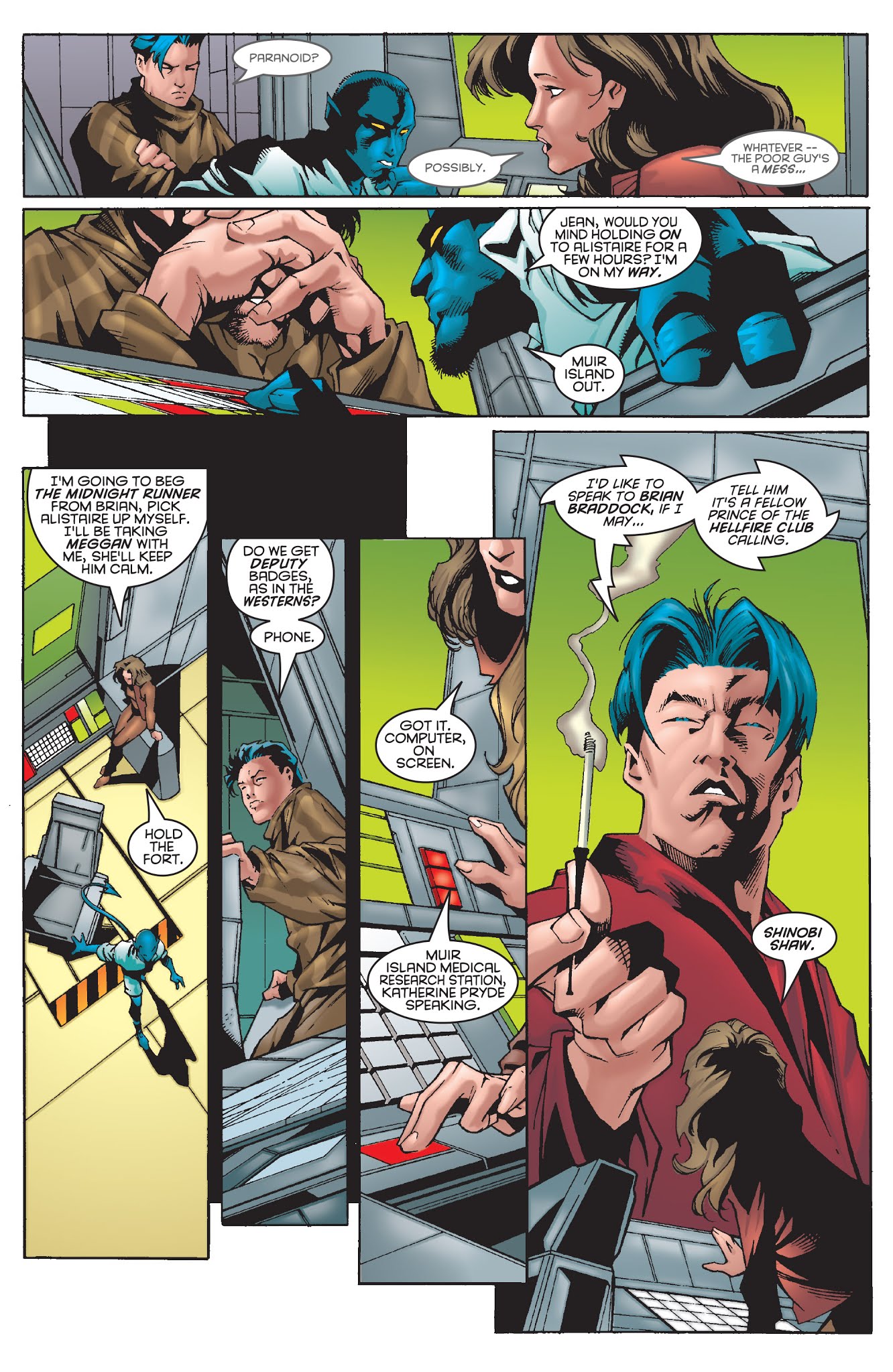 Read online Excalibur Visionaries: Warren Ellis comic -  Issue # TPB 3 (Part 1) - 15