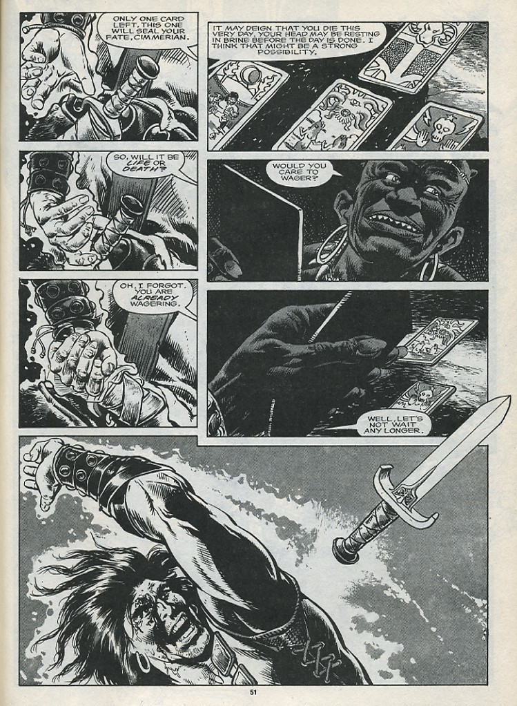 Read online The Savage Sword Of Conan comic -  Issue #176 - 53