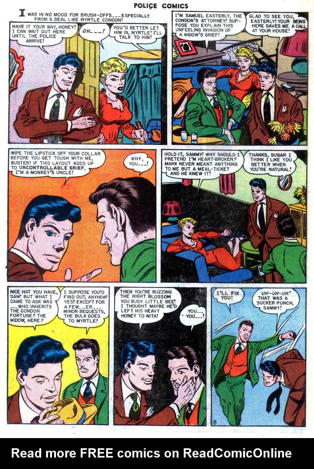 Read online Police Comics comic -  Issue #105 - 10