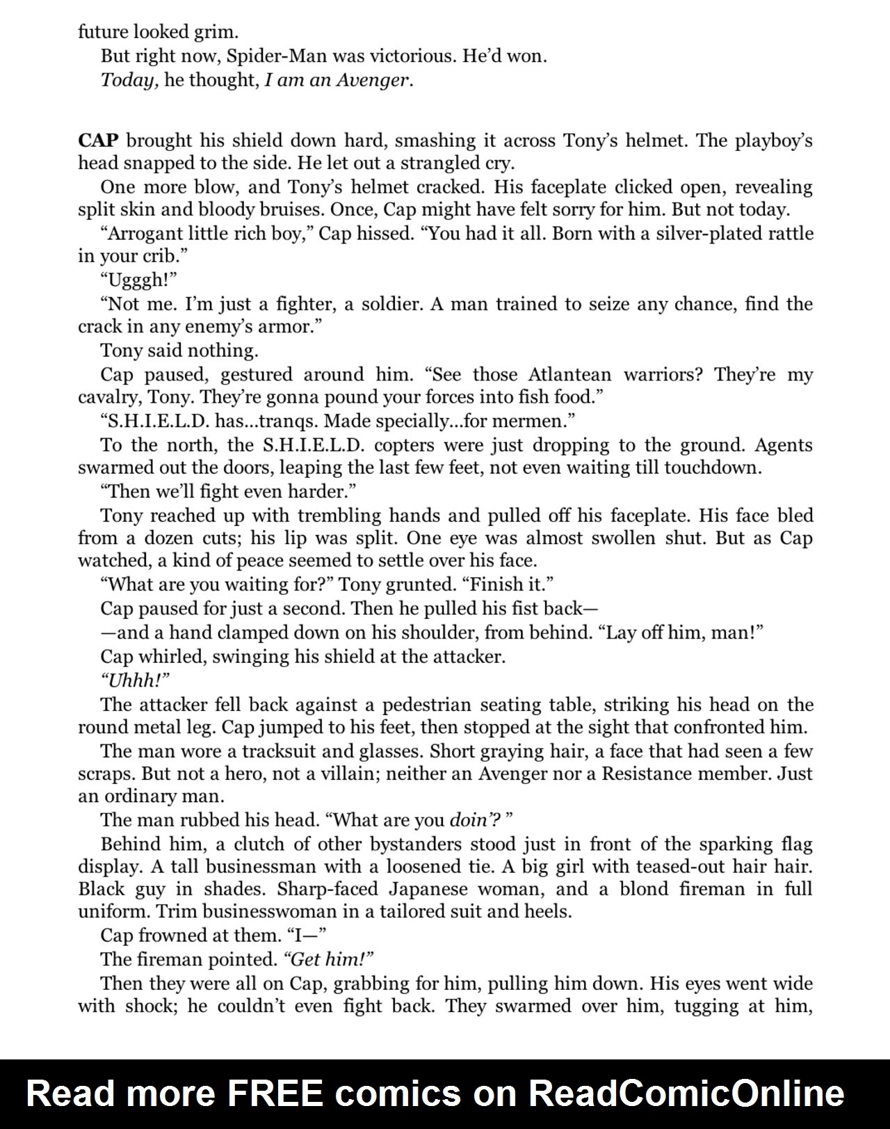 Read online Civil War Prose Novel comic -  Issue # TPB (Part 2) - 99