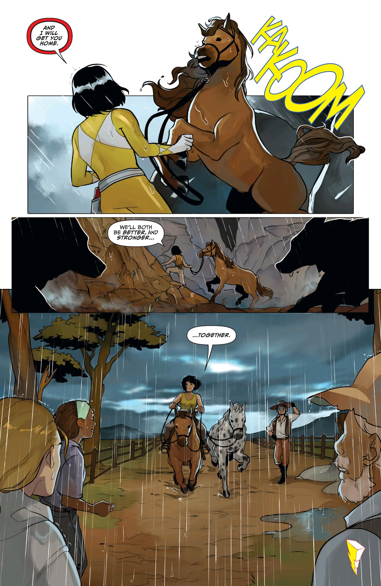 Read online Saban's Go Go Power Rangers: Back To School comic -  Issue # Full - 20