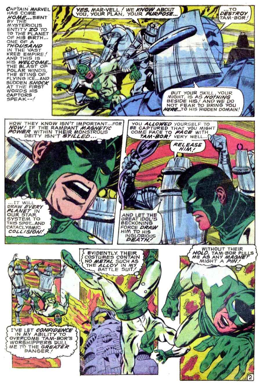 Read online Captain Marvel (1968) comic -  Issue #16 - 3