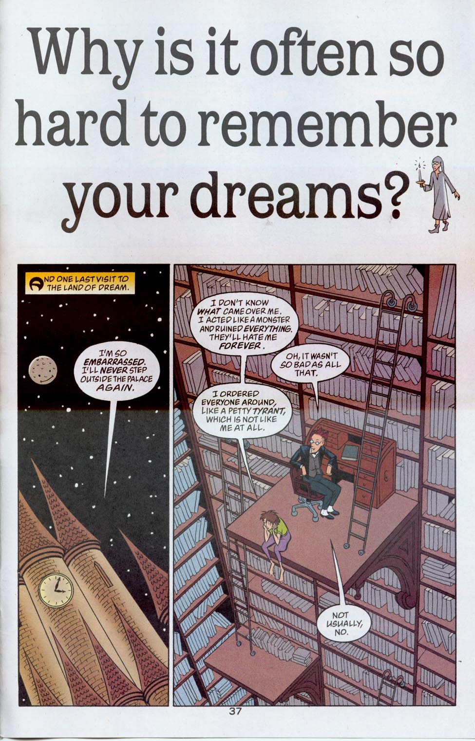 Read online The Sandman Presents: Everything You Always Wanted to Know About Dreams...But Were Afraid to Ask comic -  Issue # Full - 38