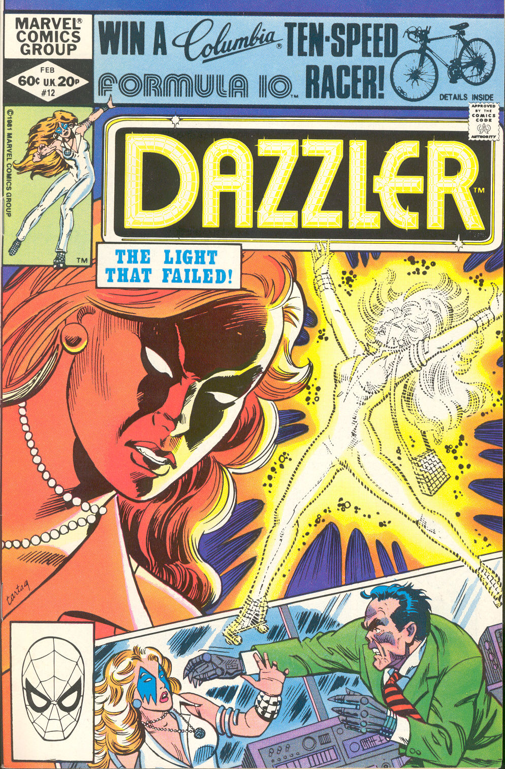 Read online Dazzler (1981) comic -  Issue #12 - 1