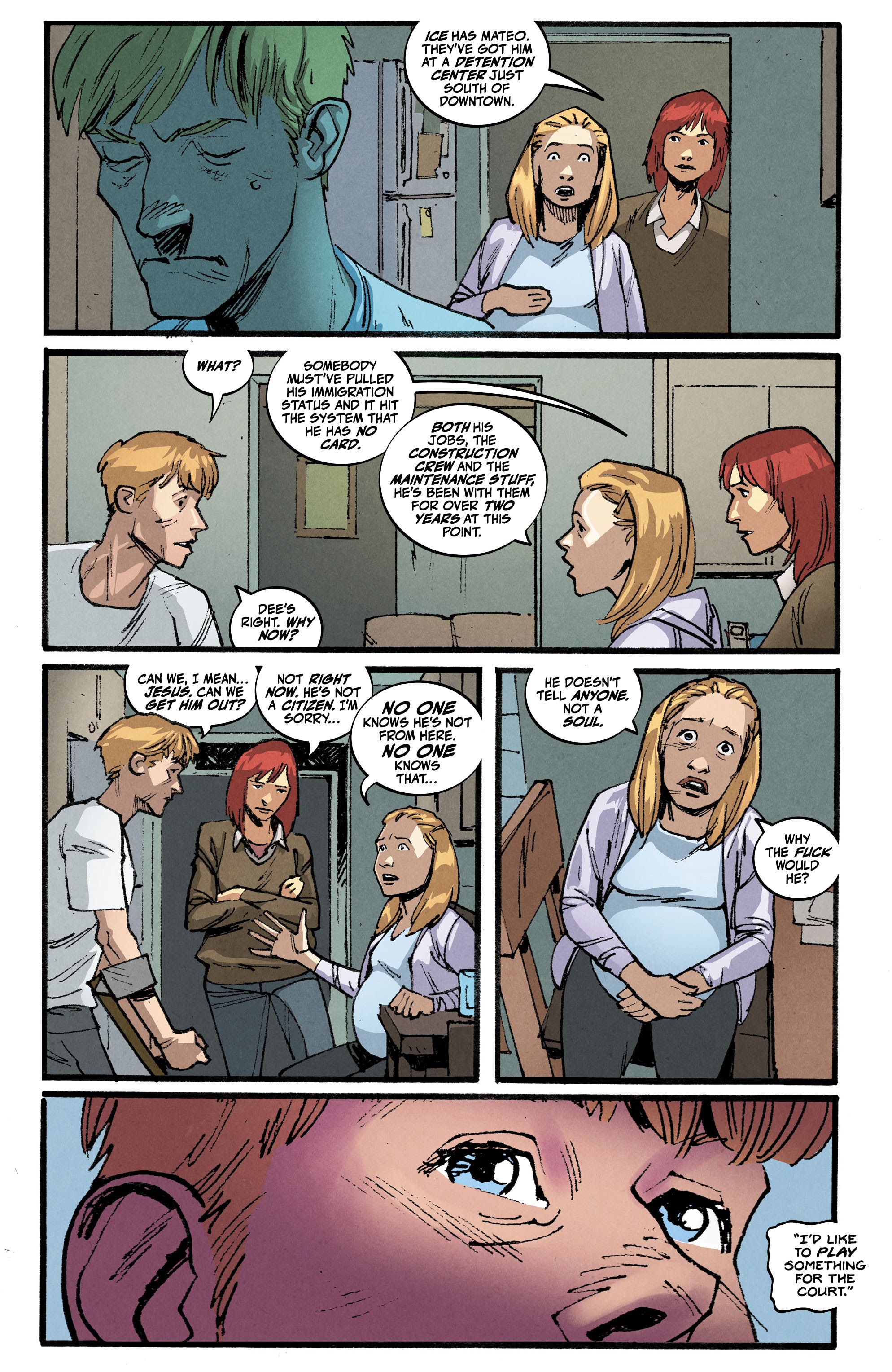 Read online The Blue Flame comic -  Issue #6 - 21