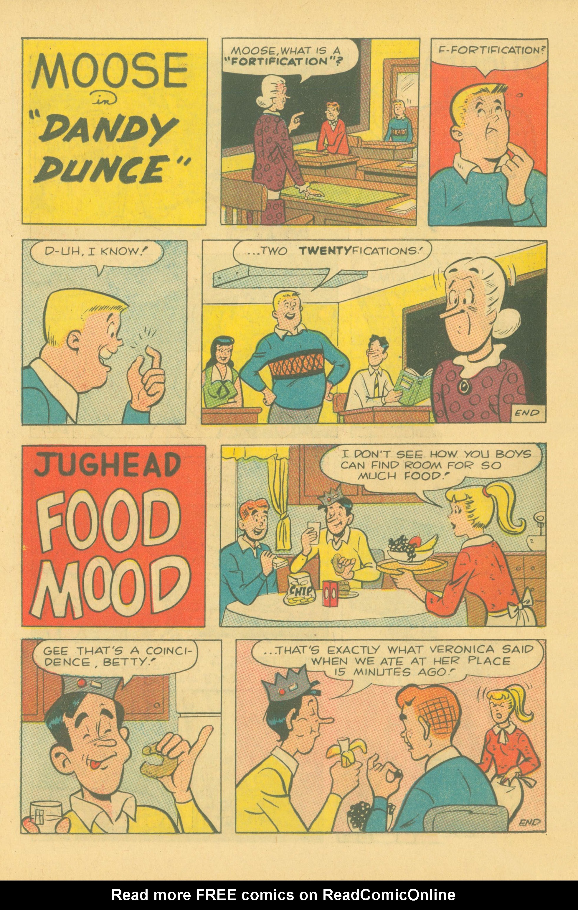 Read online Archie's Joke Book Magazine comic -  Issue #95 - 6