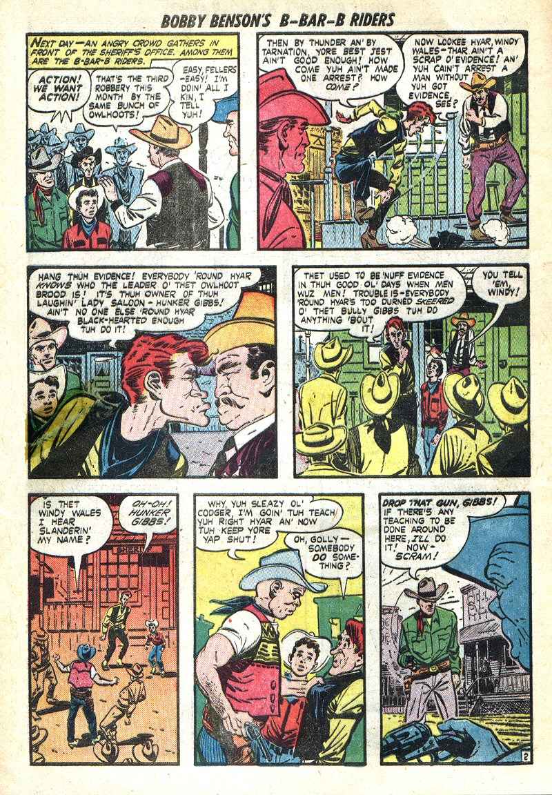 Read online Bobby Benson's B-Bar-B Riders comic -  Issue #3 - 12