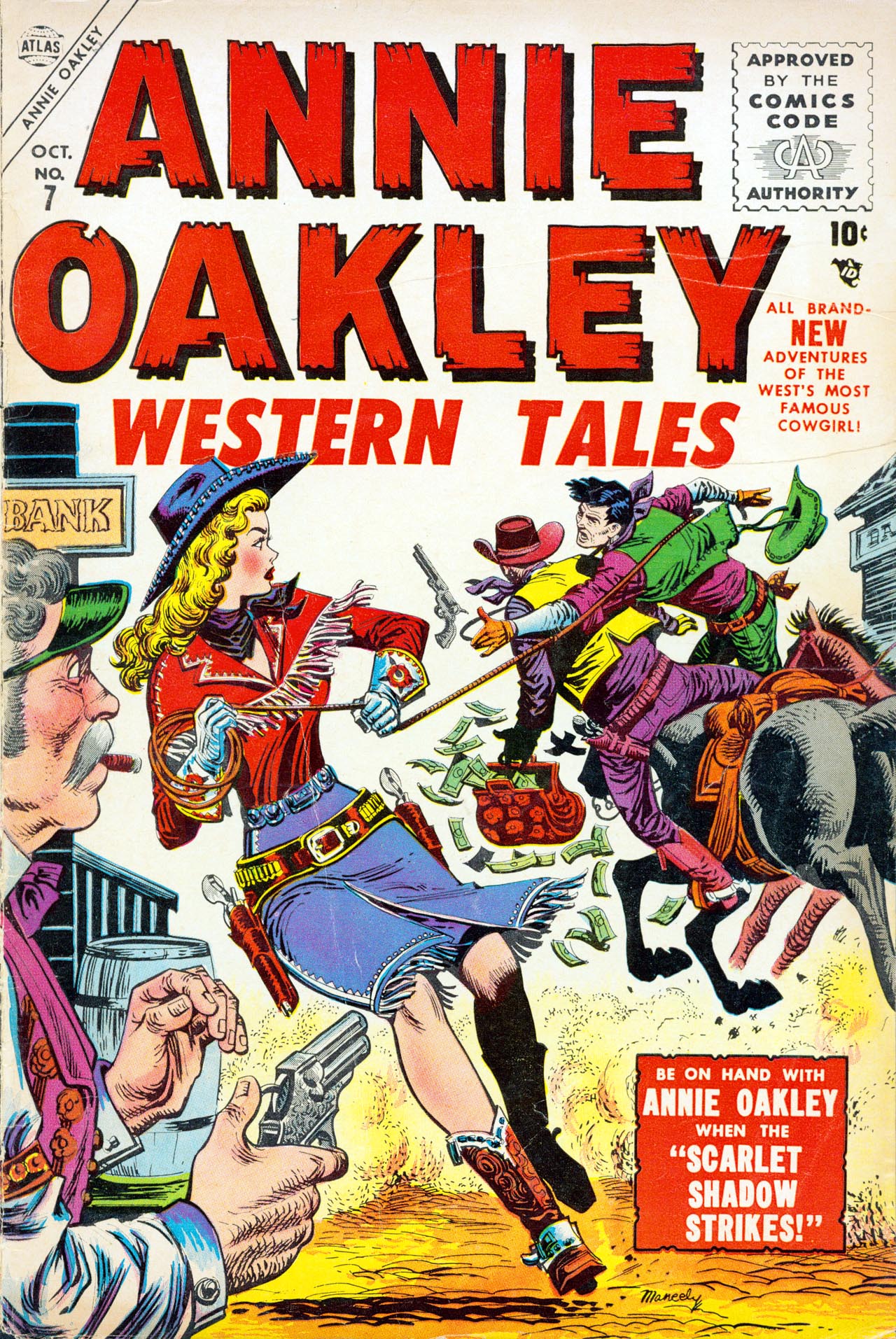 Read online Annie Oakley comic -  Issue #7 - 1