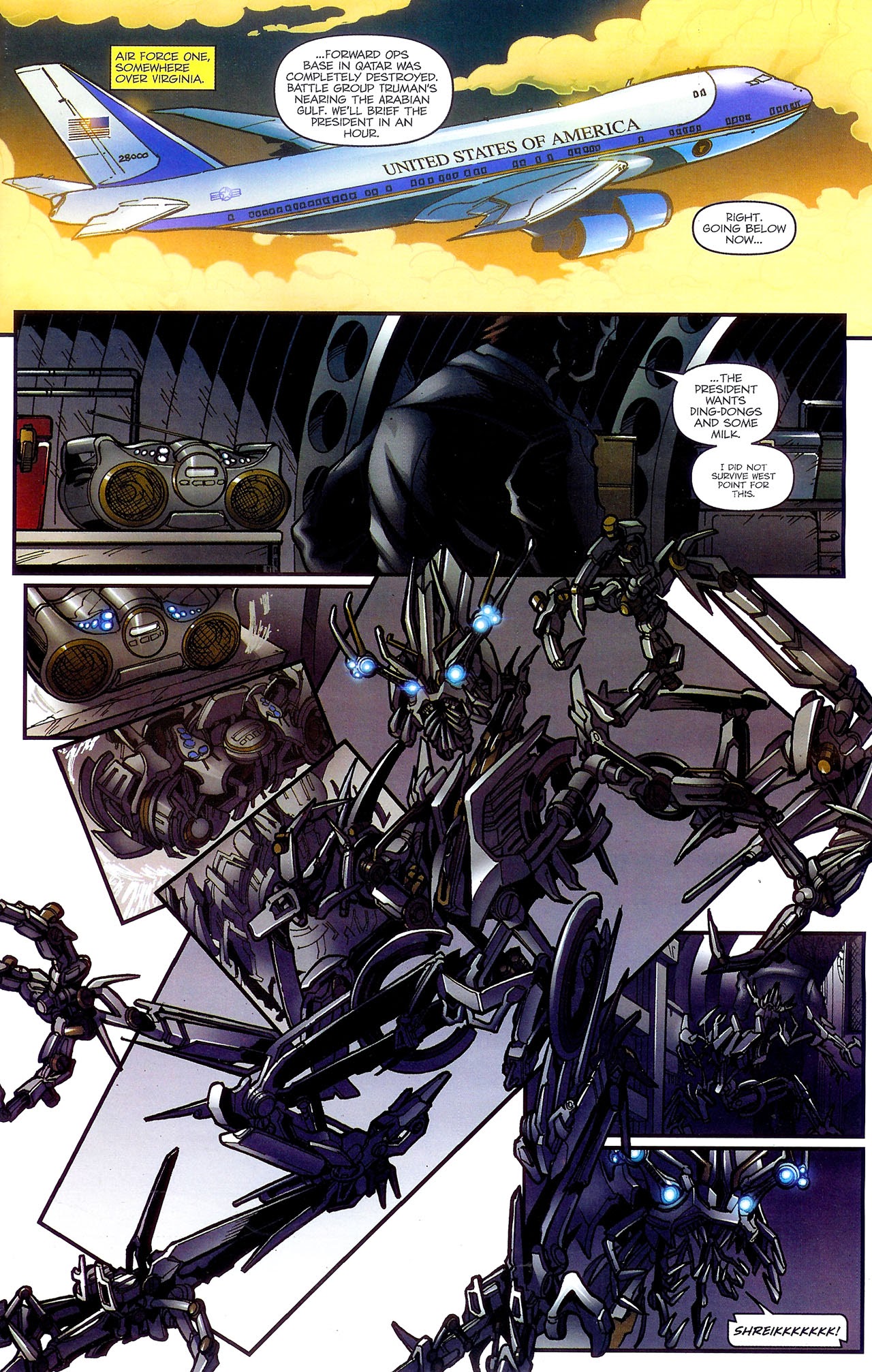 Read online Transformers: The Movie Adaptation comic -  Issue #1 - 15