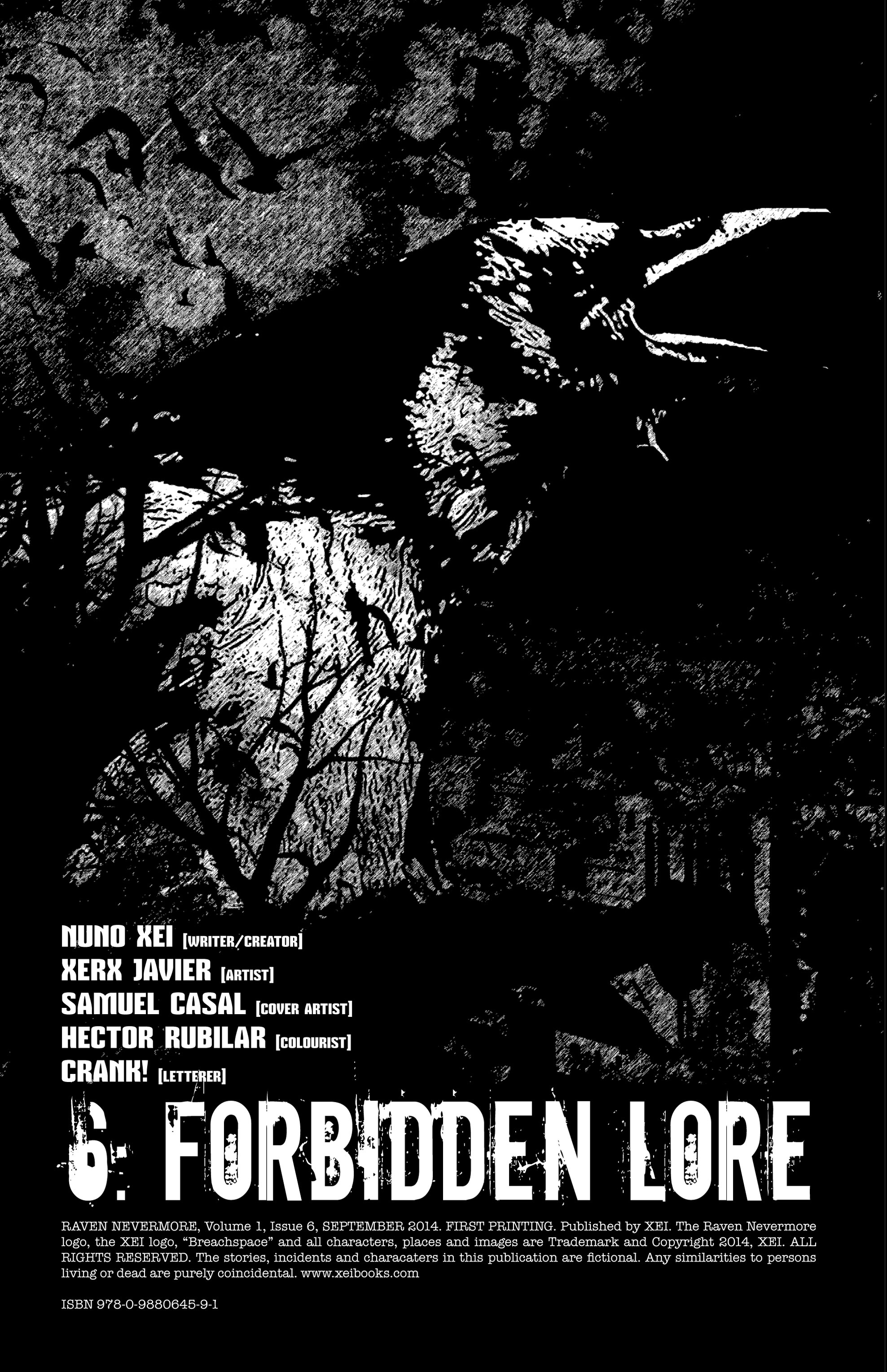 Read online Raven Nevermore comic -  Issue #6 - 2