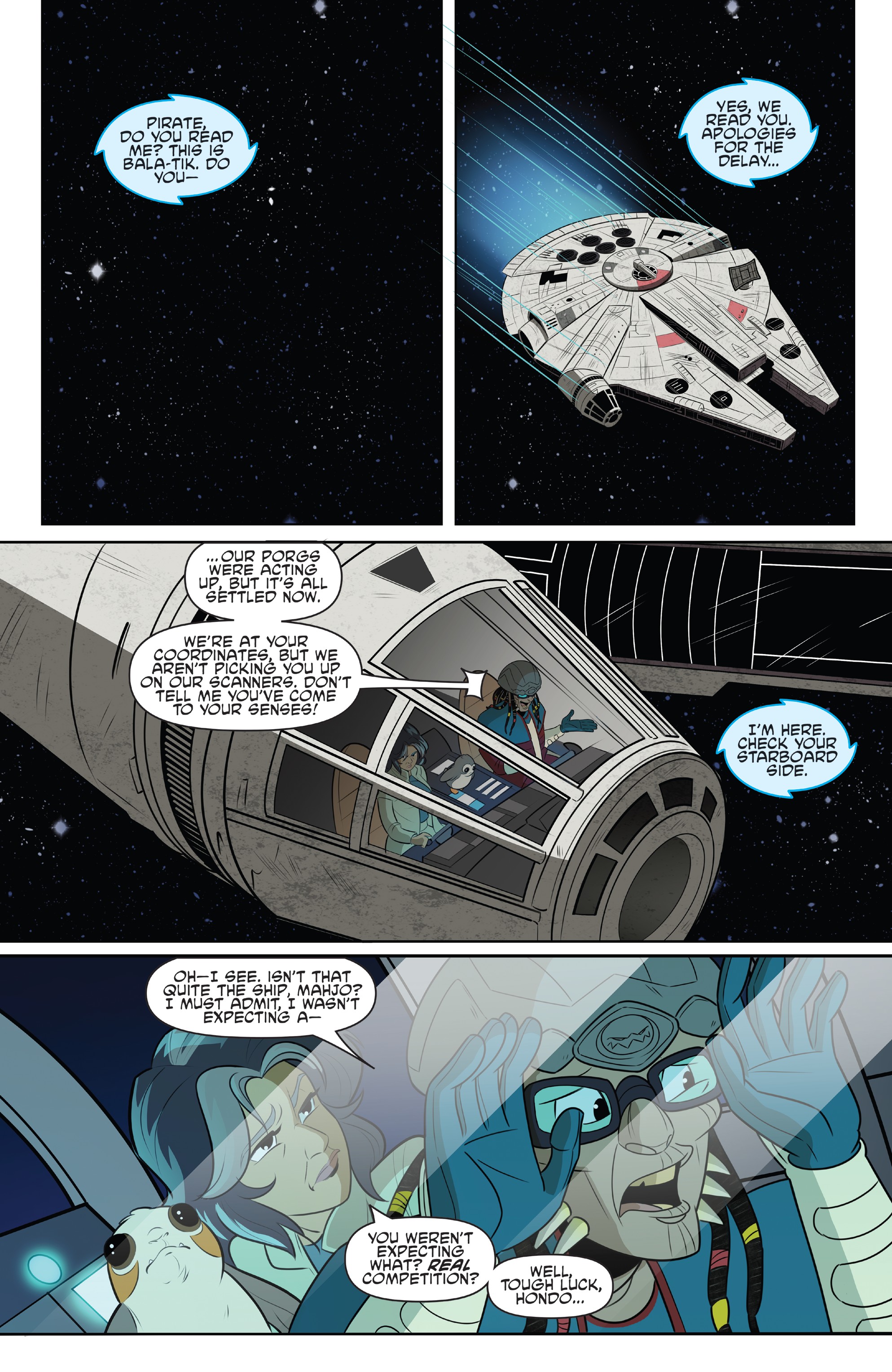 Read online Star Wars Adventures: Flight of the Falcon comic -  Issue # Full - 9