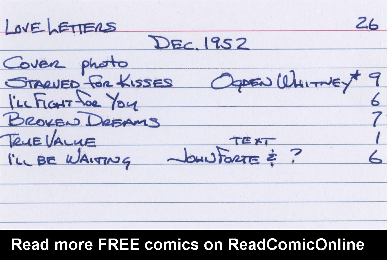 Read online Love Letters comic -  Issue #26 - 37