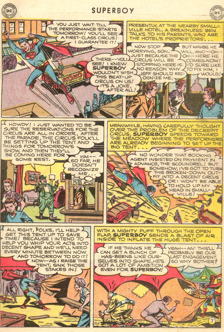 Read online Superboy (1949) comic -  Issue #16 - 20