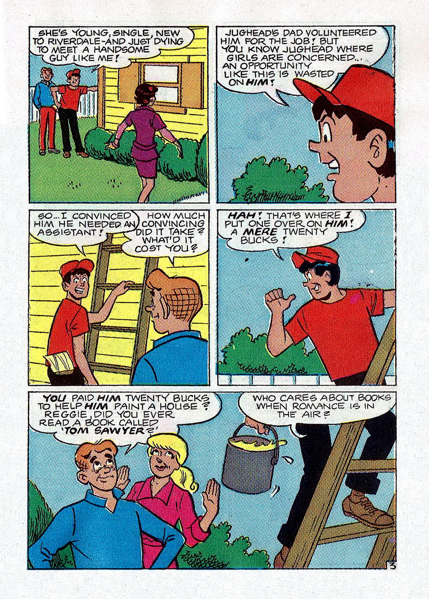 Read online Jughead Jones Comics Digest comic -  Issue #75 - 127