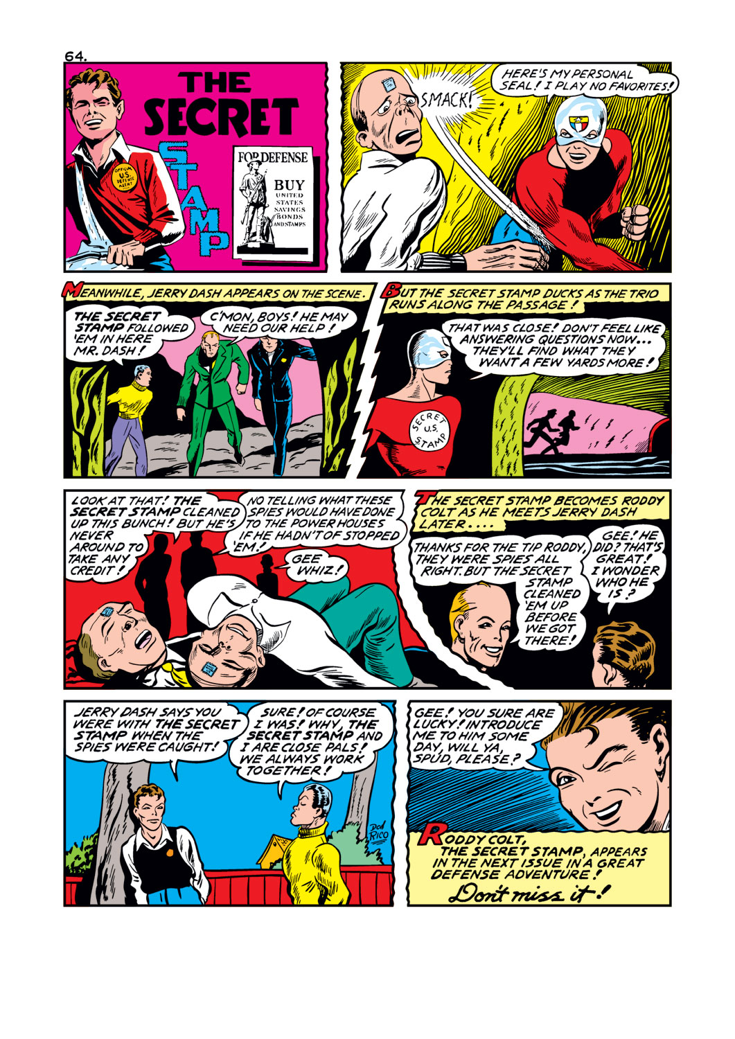 Read online Captain America Comics comic -  Issue #14 - 65