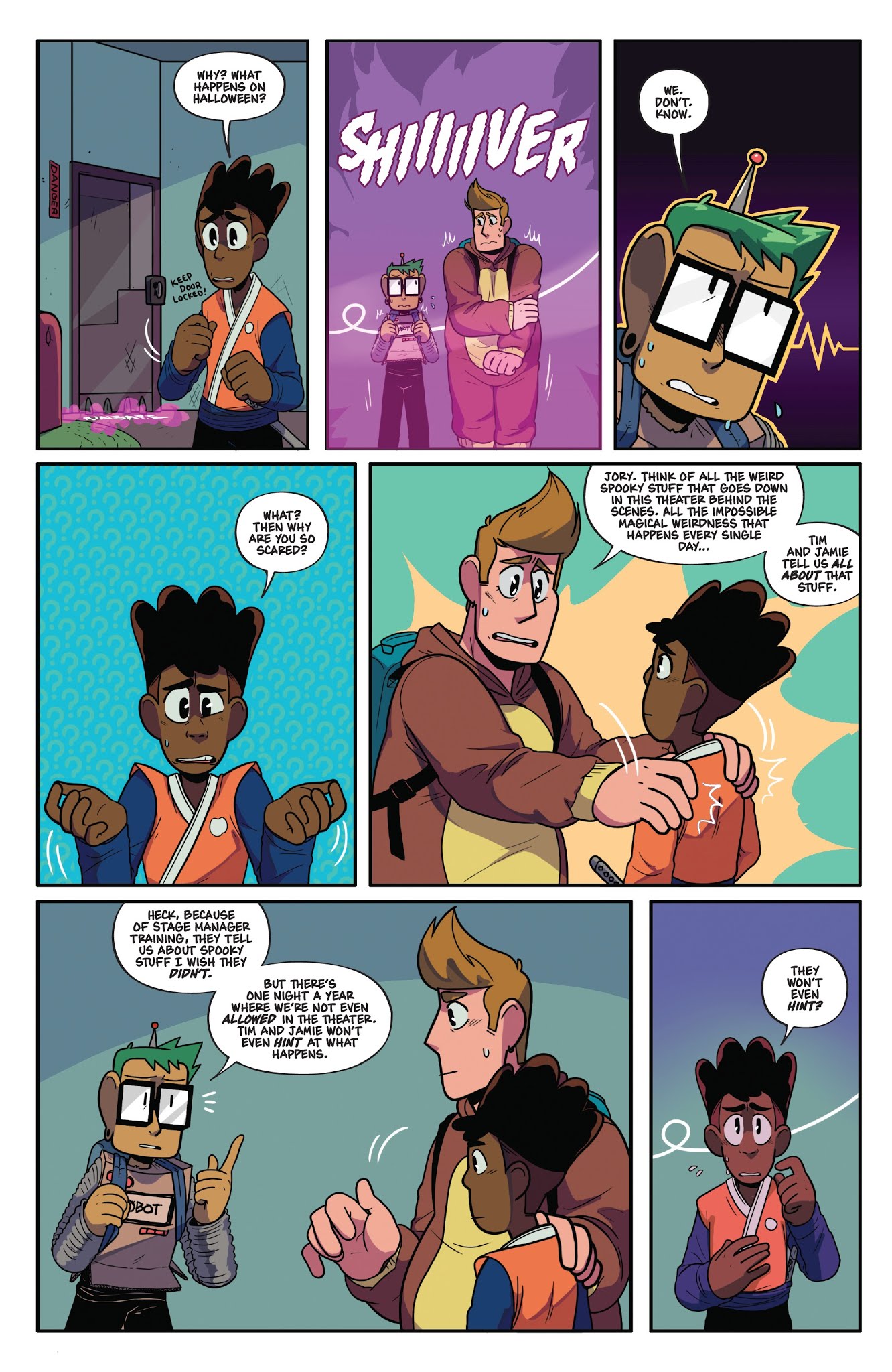 Read online The Backstagers Halloween Intermission comic -  Issue # Full - 8