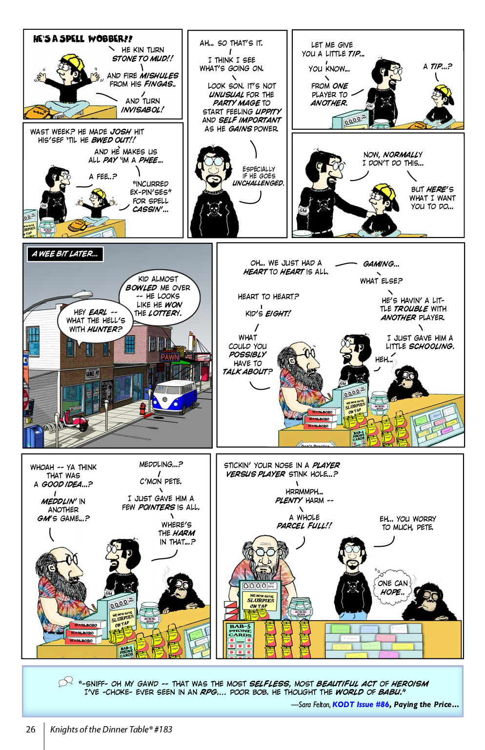 Read online Knights of the Dinner Table comic -  Issue #183 - 28