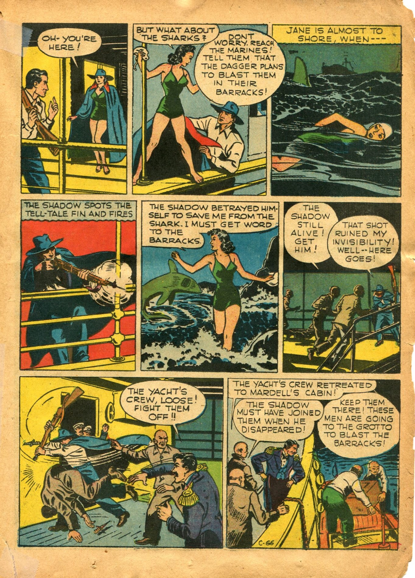 Read online Shadow Comics comic -  Issue #12 - 27