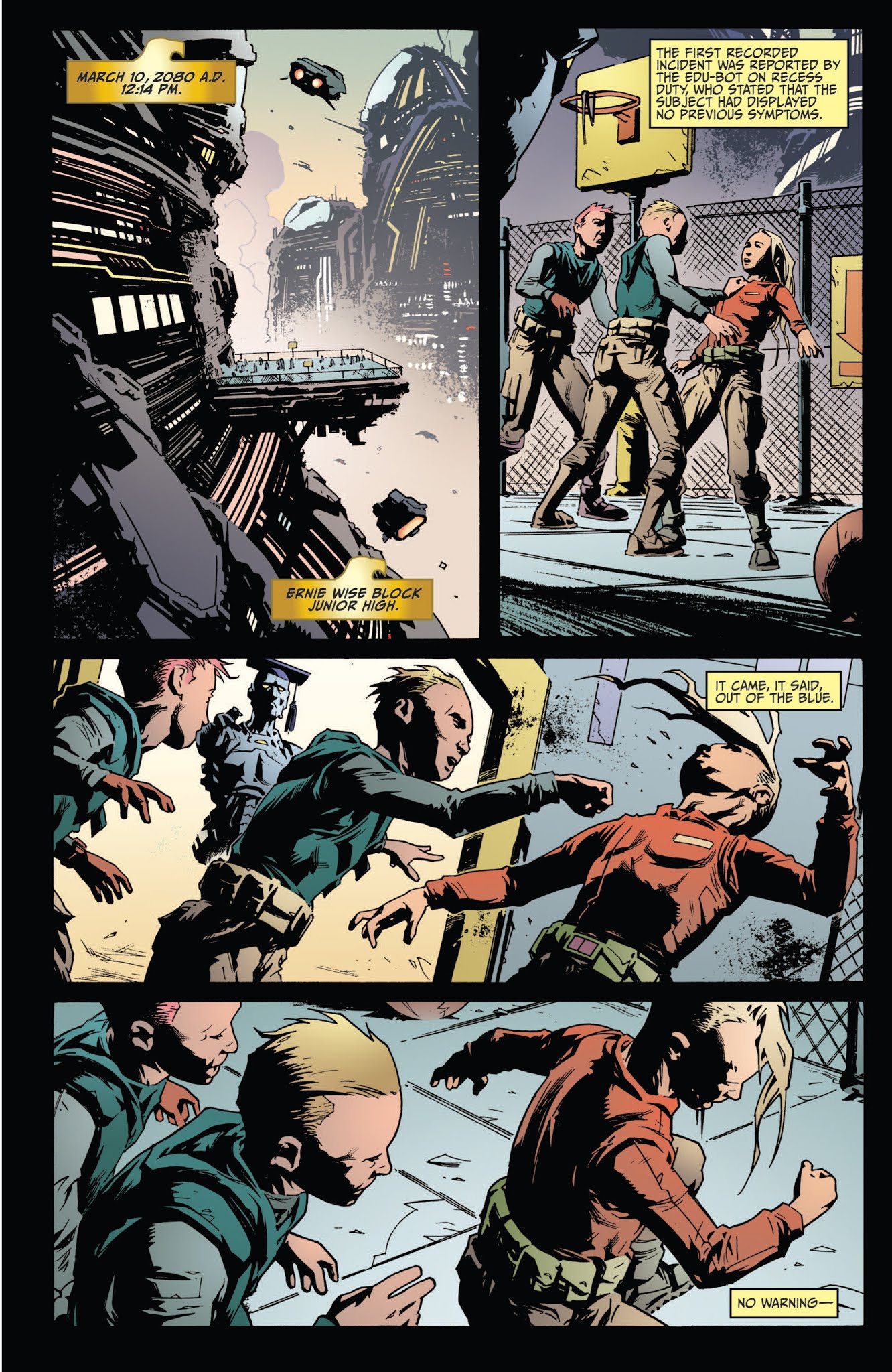 Read online Judge Dredd: Year One comic -  Issue #1 - 3