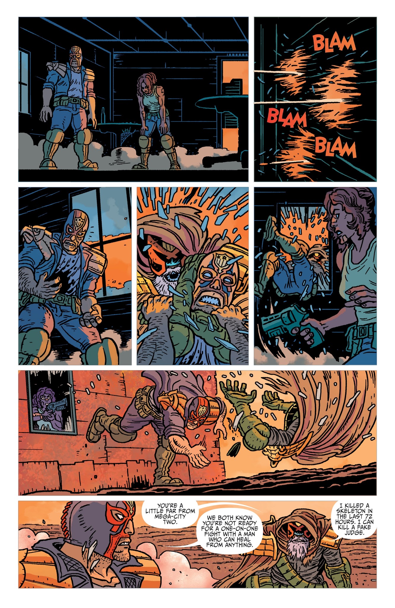Read online Judge Dredd: The Blessed Earth comic -  Issue #7 - 14