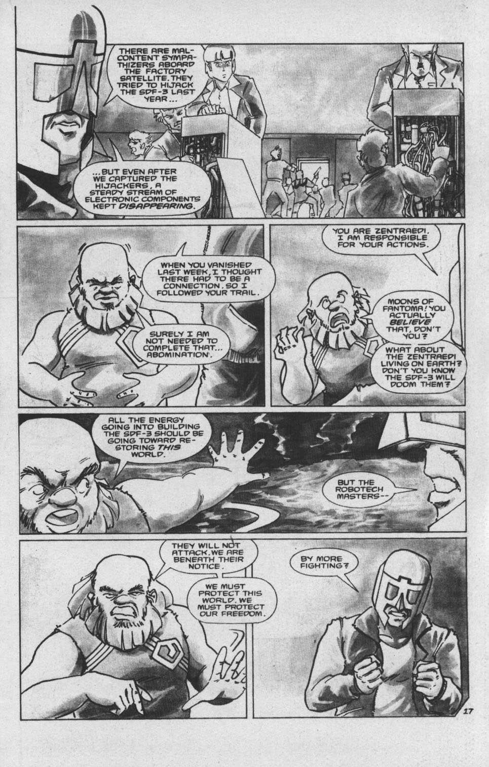 Read online Robotech II: The Sentinels - The Malcontent Uprisings comic -  Issue #7 - 19