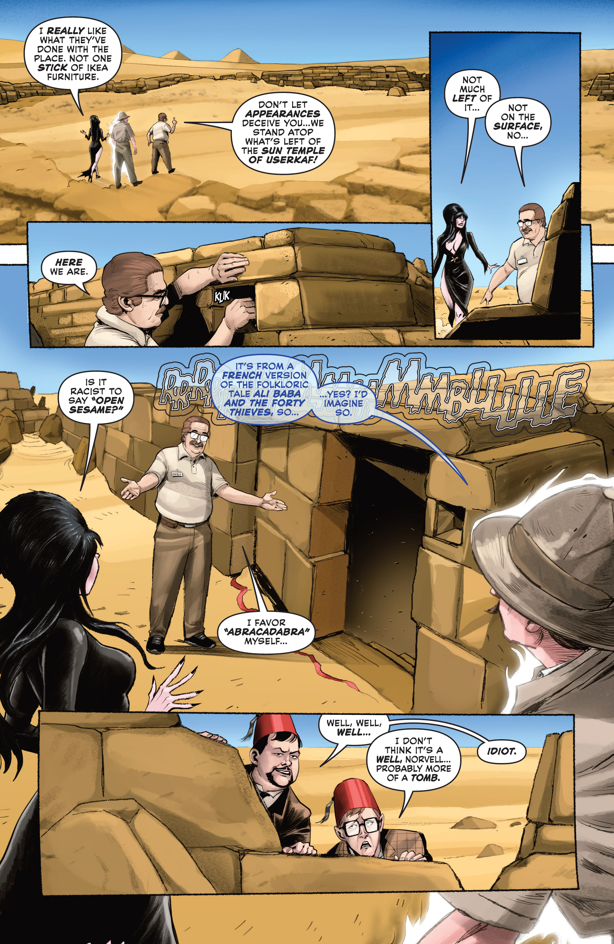 Read online Elvira Meets Vincent Price comic -  Issue #3 - 16