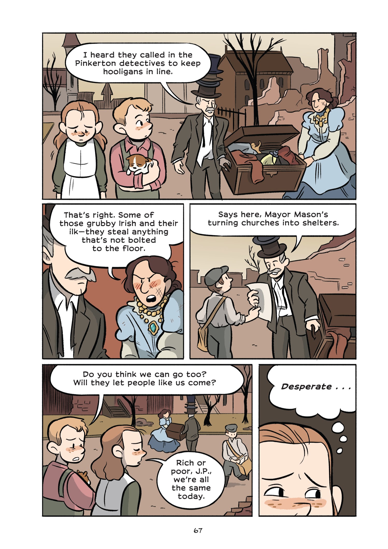 Read online History Comics comic -  Issue # The Great Chicago Fire: Rising From the Ashes - 76